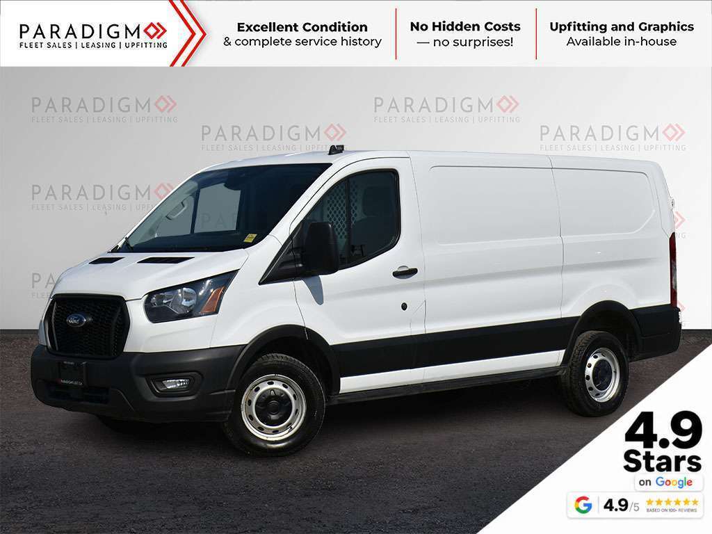 White 2023 Ford Transit Cargo Van Rear-Wheel Drive Automatic