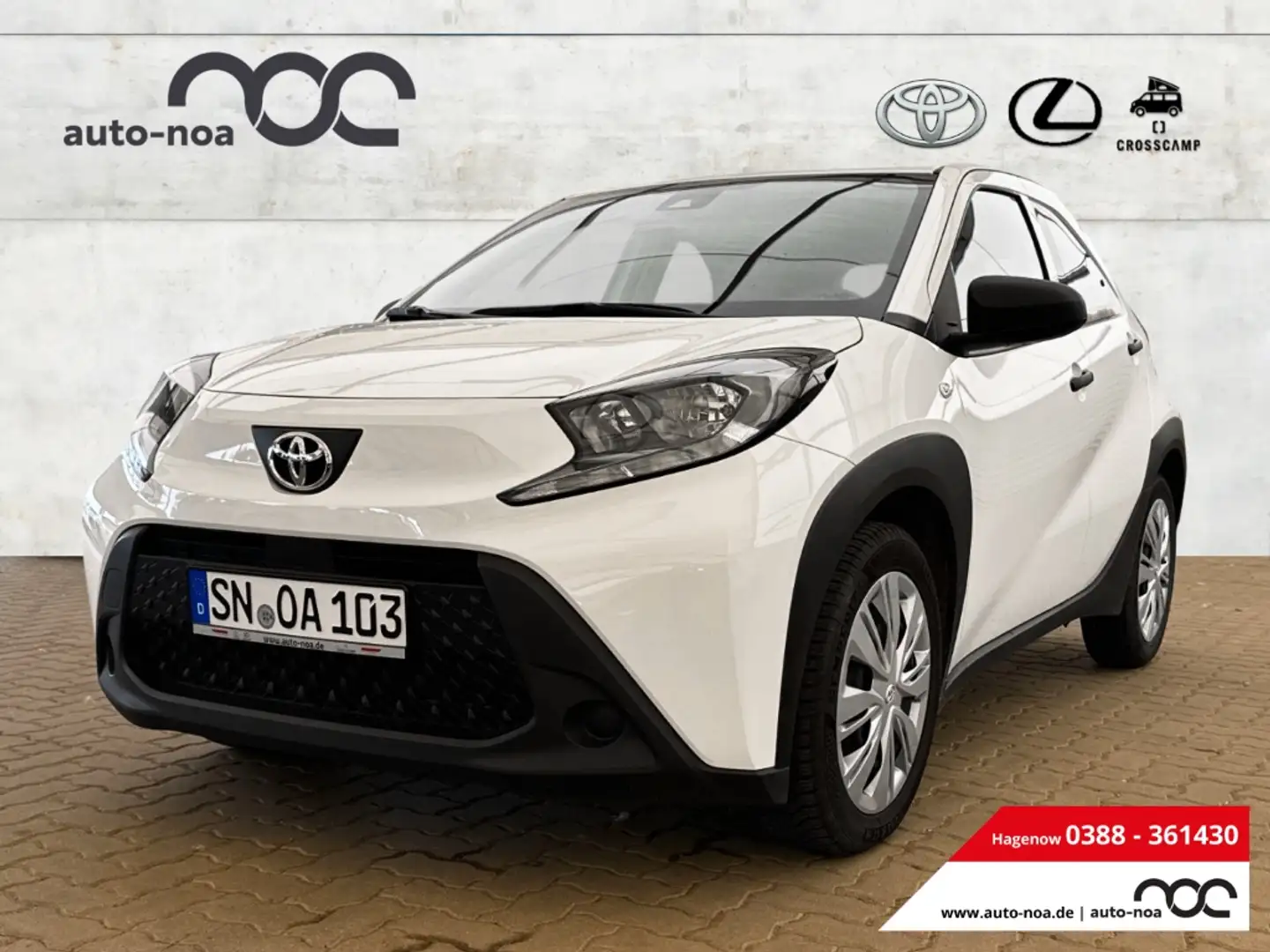 Toyota Aygo X Basis 1.0 VVT-i Klima Spurhalteass. Fernlichtass. Blanco - 1