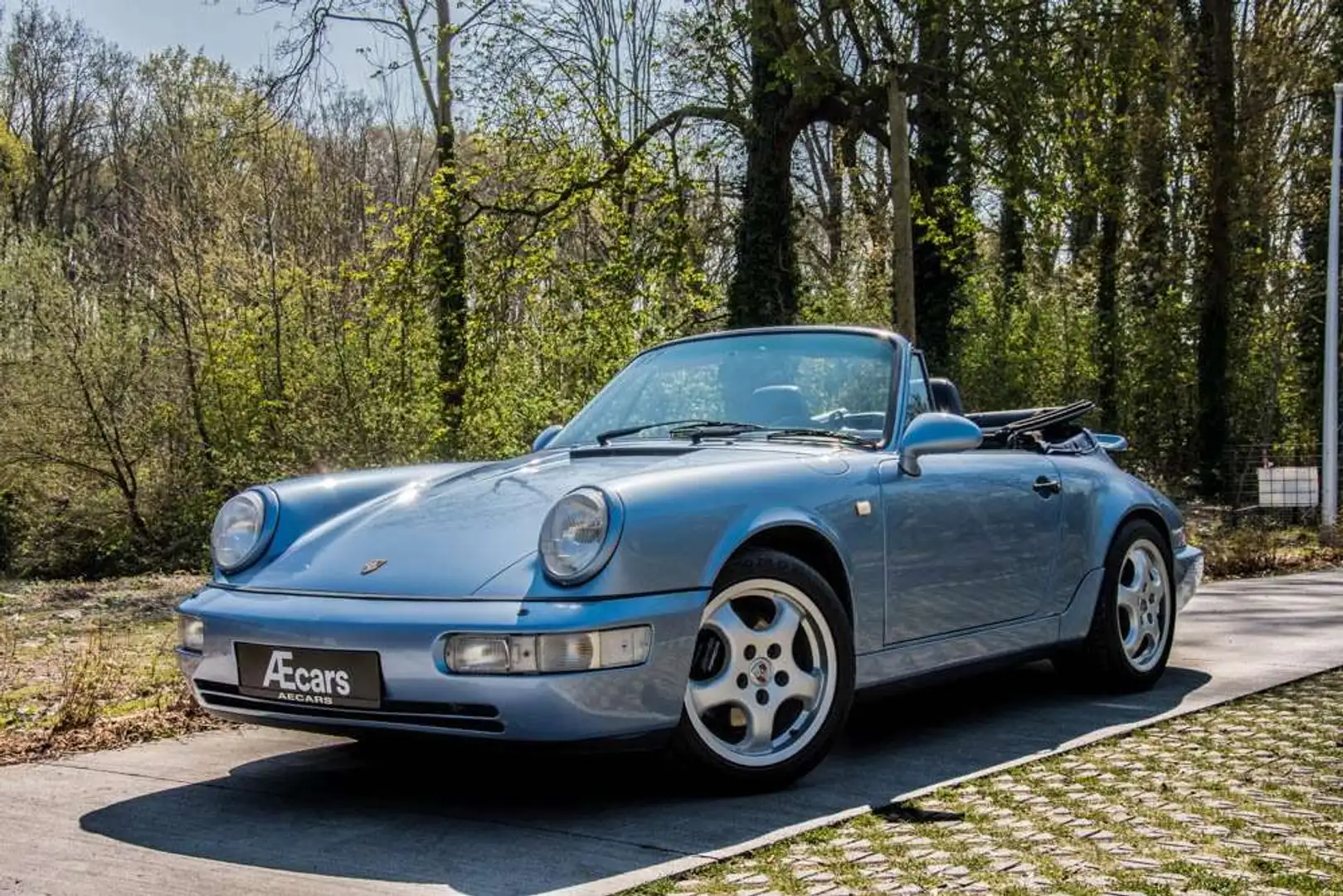 Porsche 964 911 CARRERA / CABRIOLET / TIPTRONIC / FULL HISTORY Bleu - 2