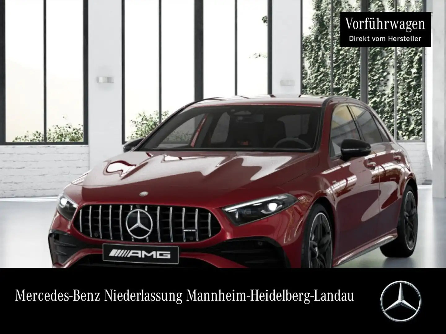 Mercedes-Benz A 35 AMG A 35 4M Kompakt AMG+360°+AHK+MULTIBEAM+STHZG+HUD Rot - 1