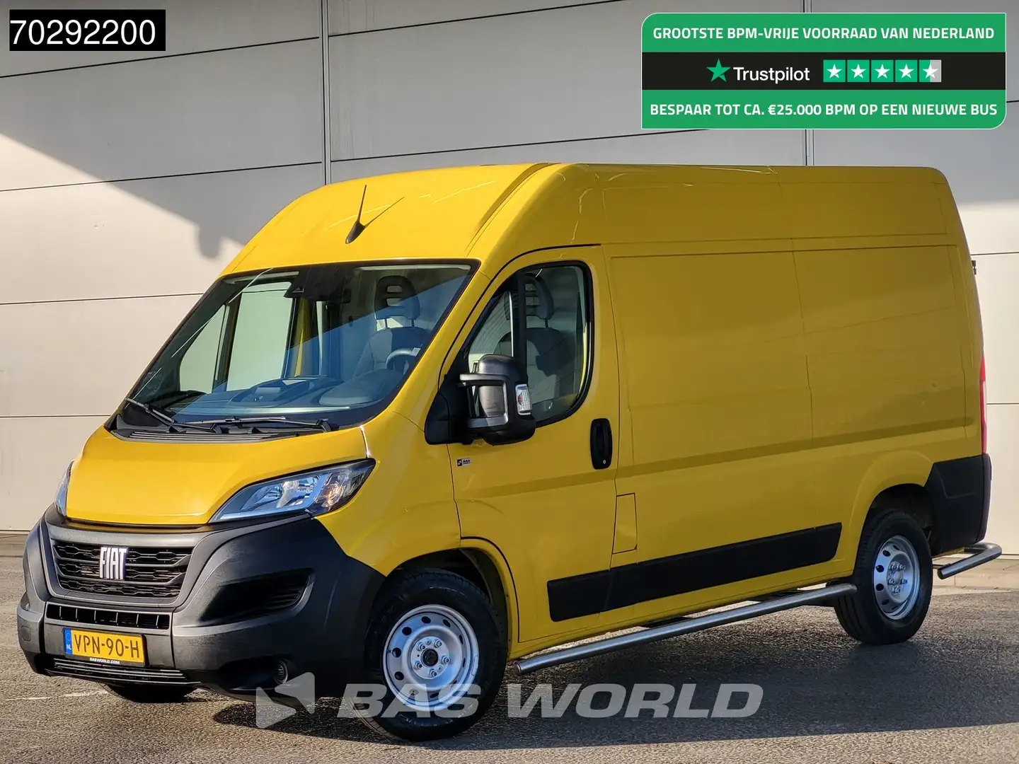 Fiat Ducato 140pk Automaat L2H2 Airco Camera Parkeersensoren U Geel - 1
