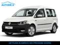 Volkswagen Caddy 1.4 TGI 110cv 5 Posti, Navi, Retrocamera, Km cert Weiß - thumbnail 1