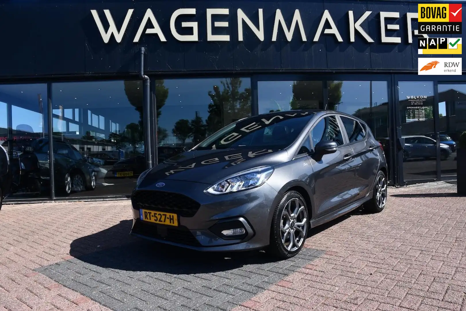 Ford Fiesta 1.0 EcoBoost ST-Line Clima|Cruise|NAVI|Carplay Gris - 1