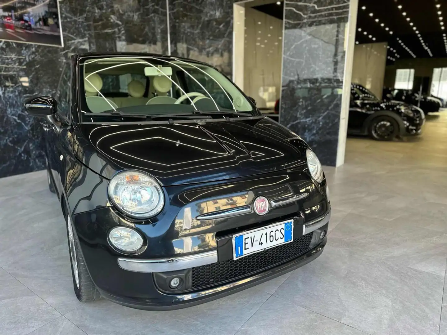 Fiat 500 1.2 Lounge (Garanzia 12 Mesi) Nero - 2