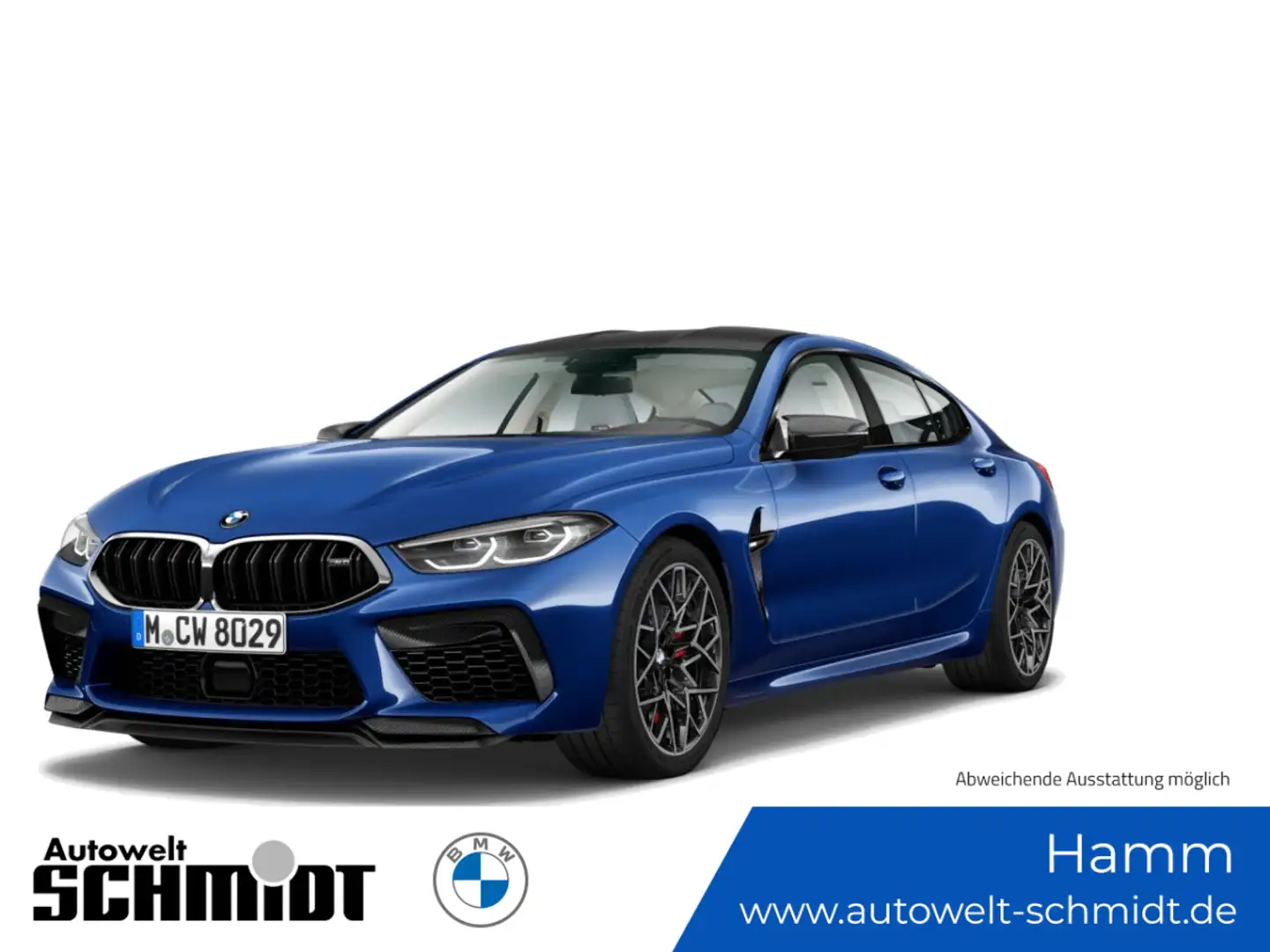 BMW M8 Competition xDrive Gran Coupe M Carbon Paket Blau - 1