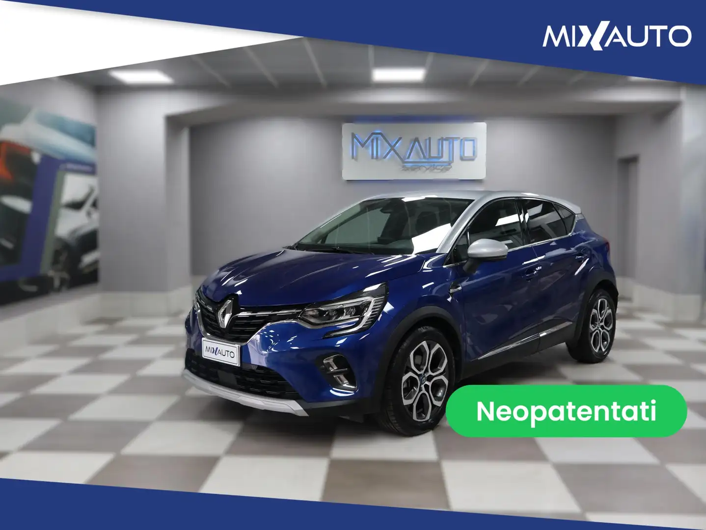 Renault Captur 1.6 E-Tech PHEV 160 CV Intens EU6 Blau - 1