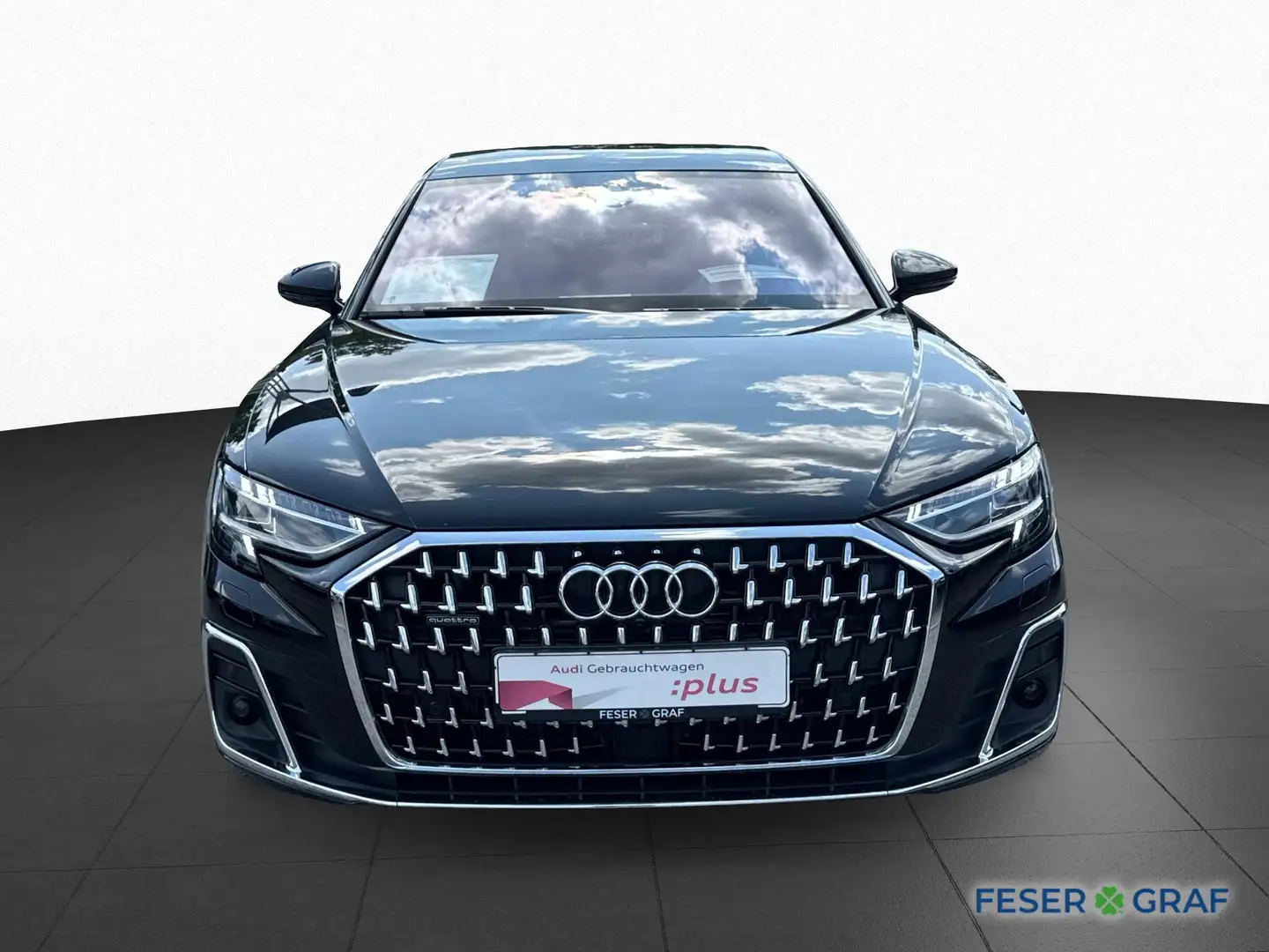 Audi A8 50 TDI qu.Tip-tr. +B&O+HEAD-UP+PANO Schwarz - 2