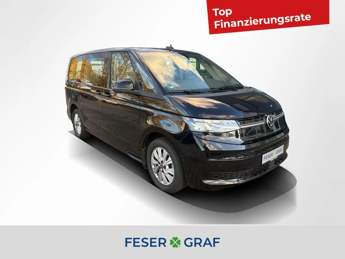 Volkswagen T7 Multivan 2.0TSI LÜ Travel/AHK/StHz/Kamera/Nav Schwarz - 1