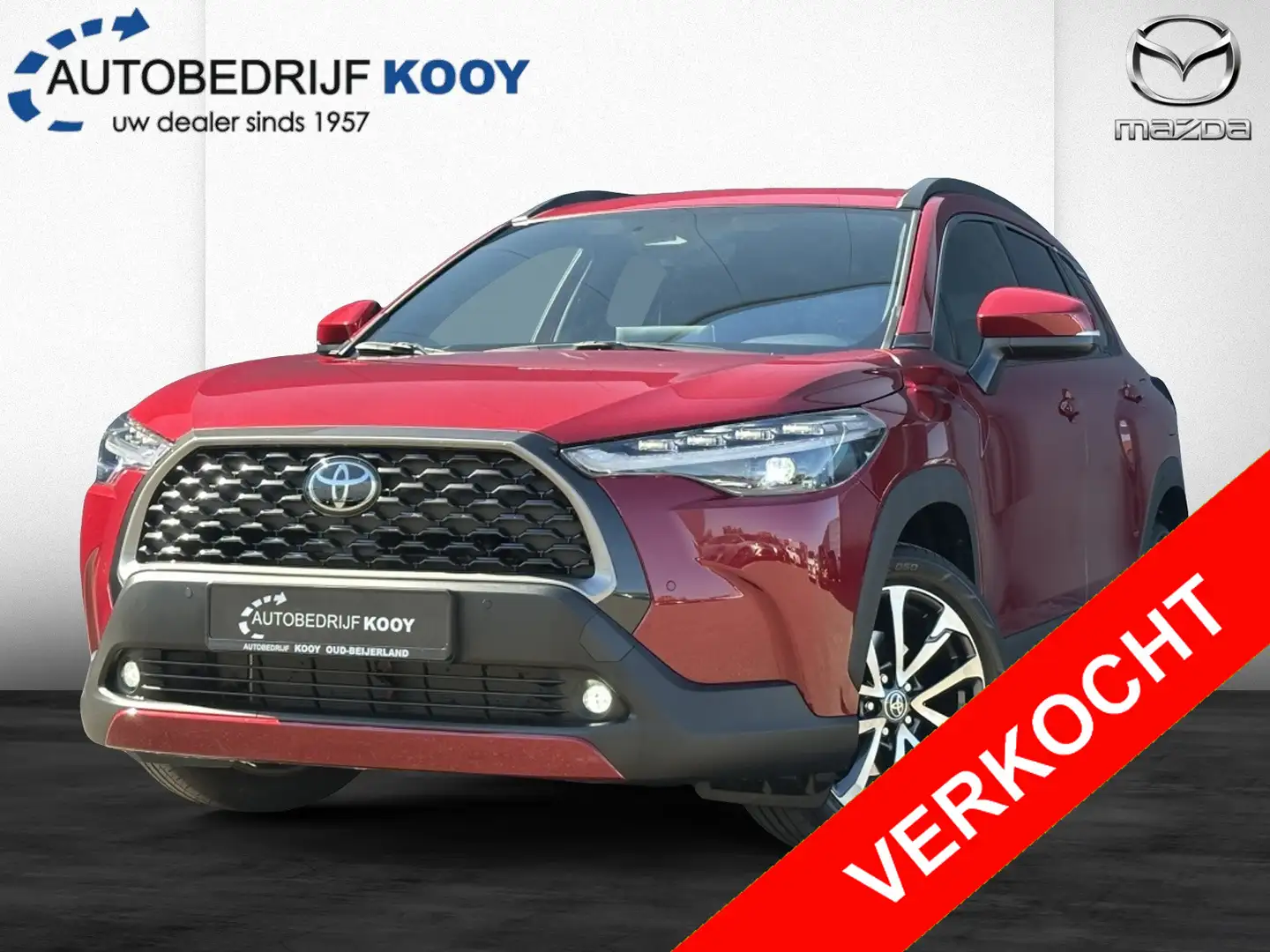 Toyota Corolla Cross Hybrid 140 Style / Stuur + Stoelverwarming Červená - 1