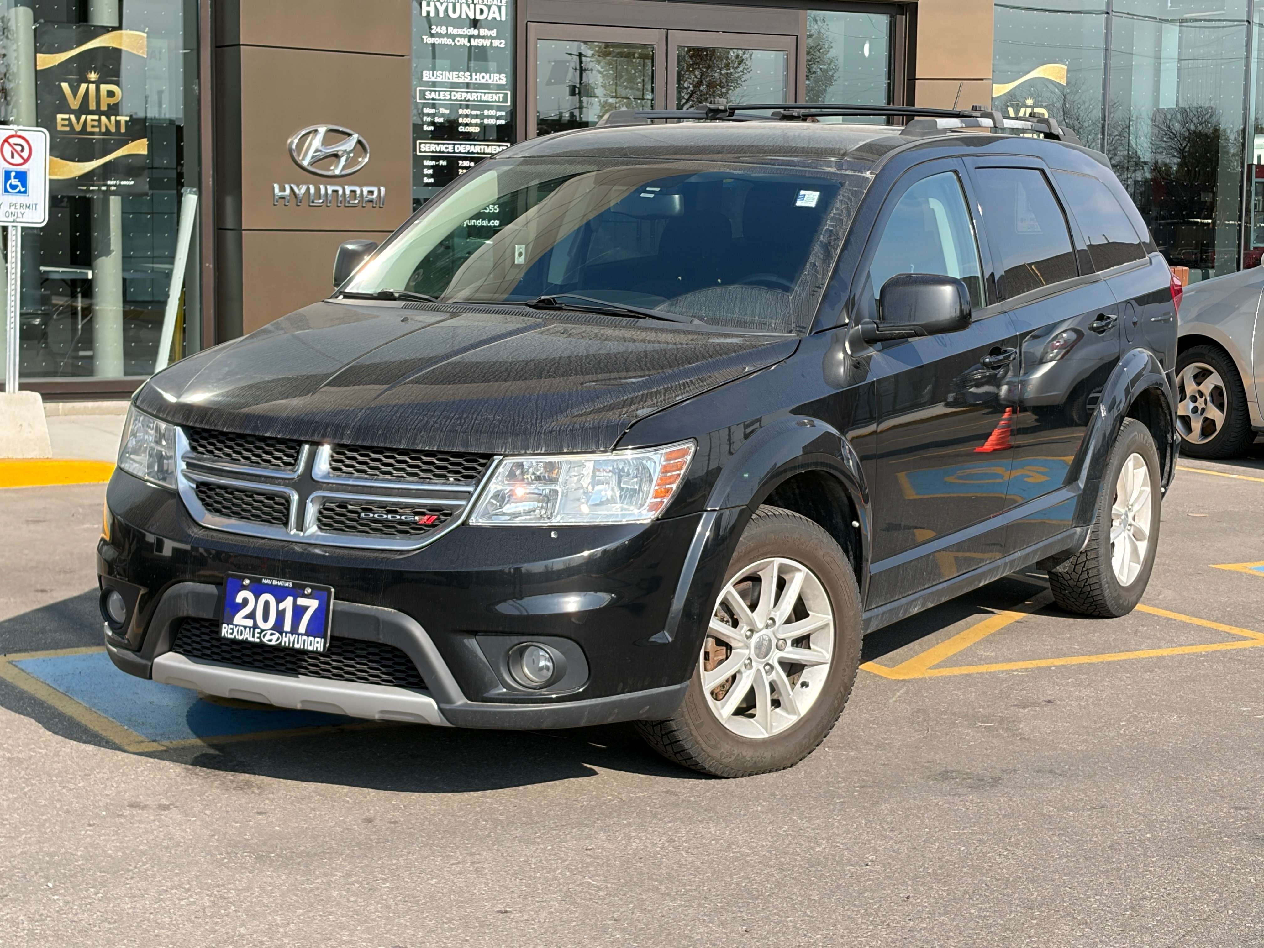 Black 2017 Dodge Journey SUV / Crossover All-Wheel Drive Automatic