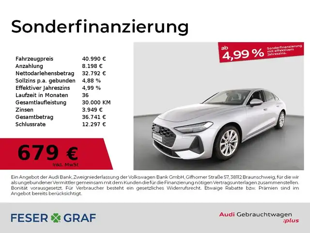 Audi A5 Limousine TDI quattro 150 kW S tronic virt.Cockpit