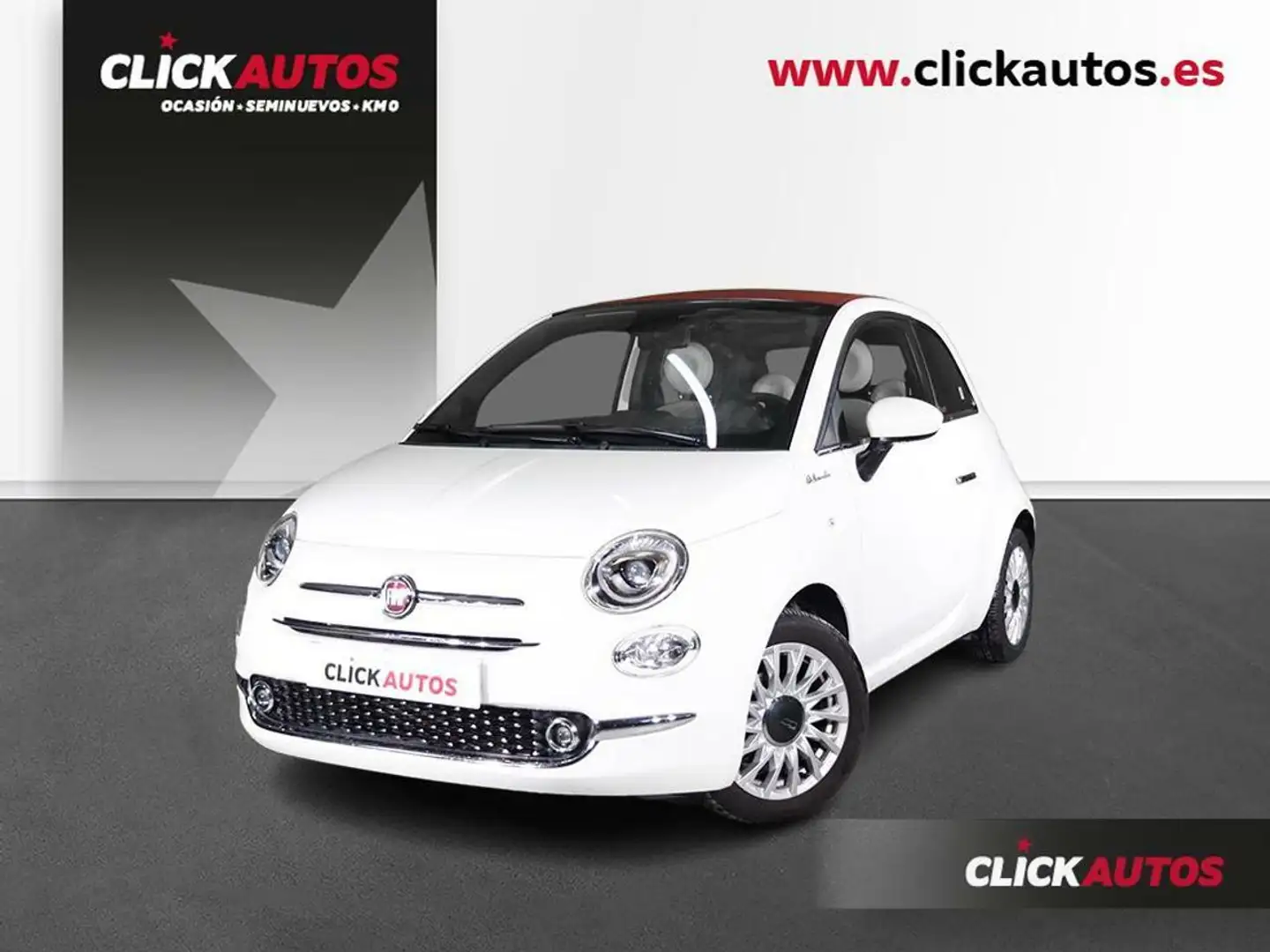 Fiat 500C C 1.0 Hybrid 70CV Dolcevita Blanco - 1