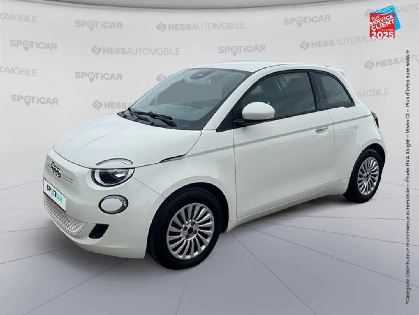 Fiat 500e e 95ch Action Blanc - 1