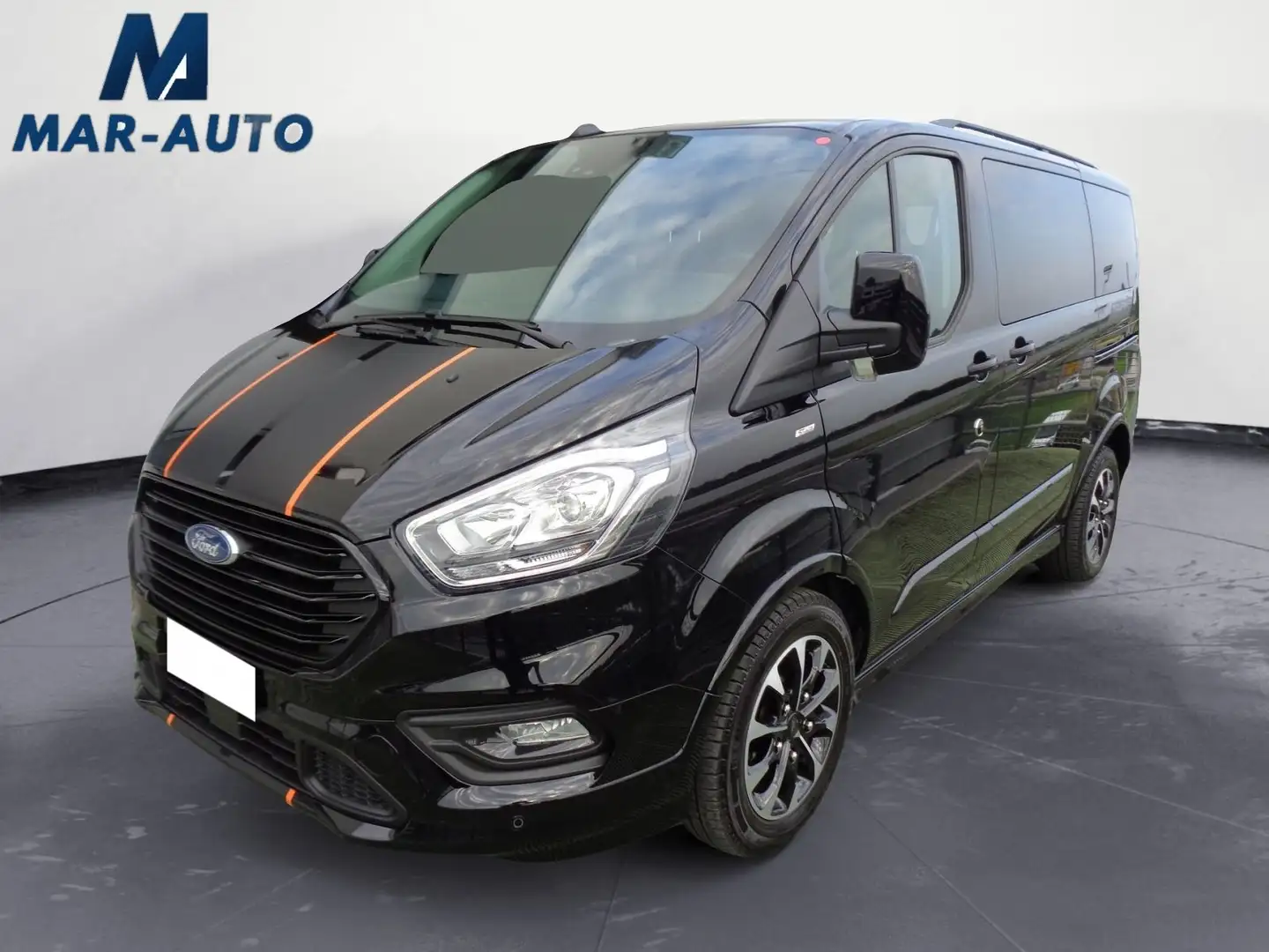 Ford Tourneo Custom Tourneo Custom 320 2.0 EcoBlue 185CV MHEV PC Sport Schwarz - 1