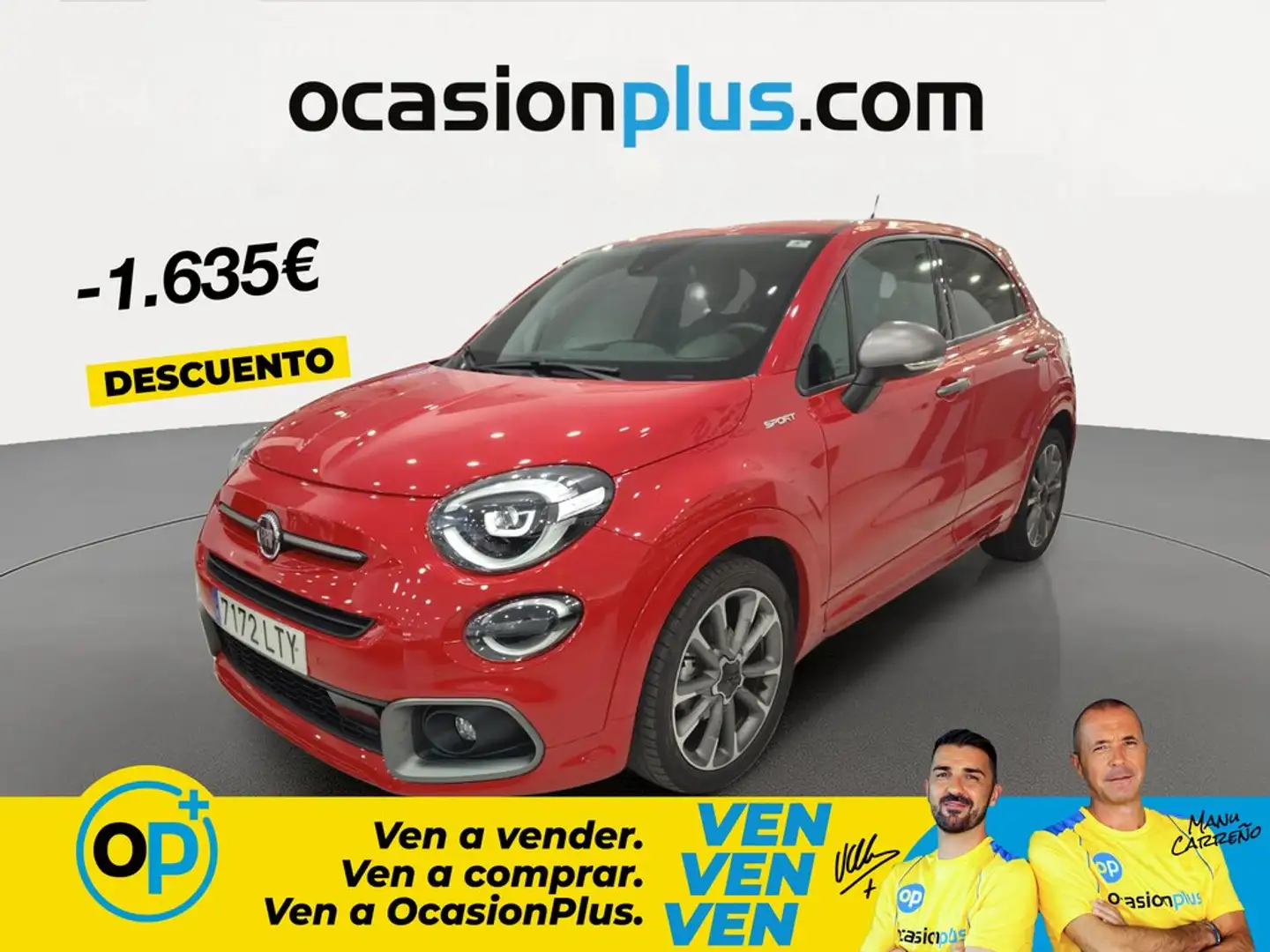 Fiat 500X 1.0 Firefly S&S Sport Rojo - 1