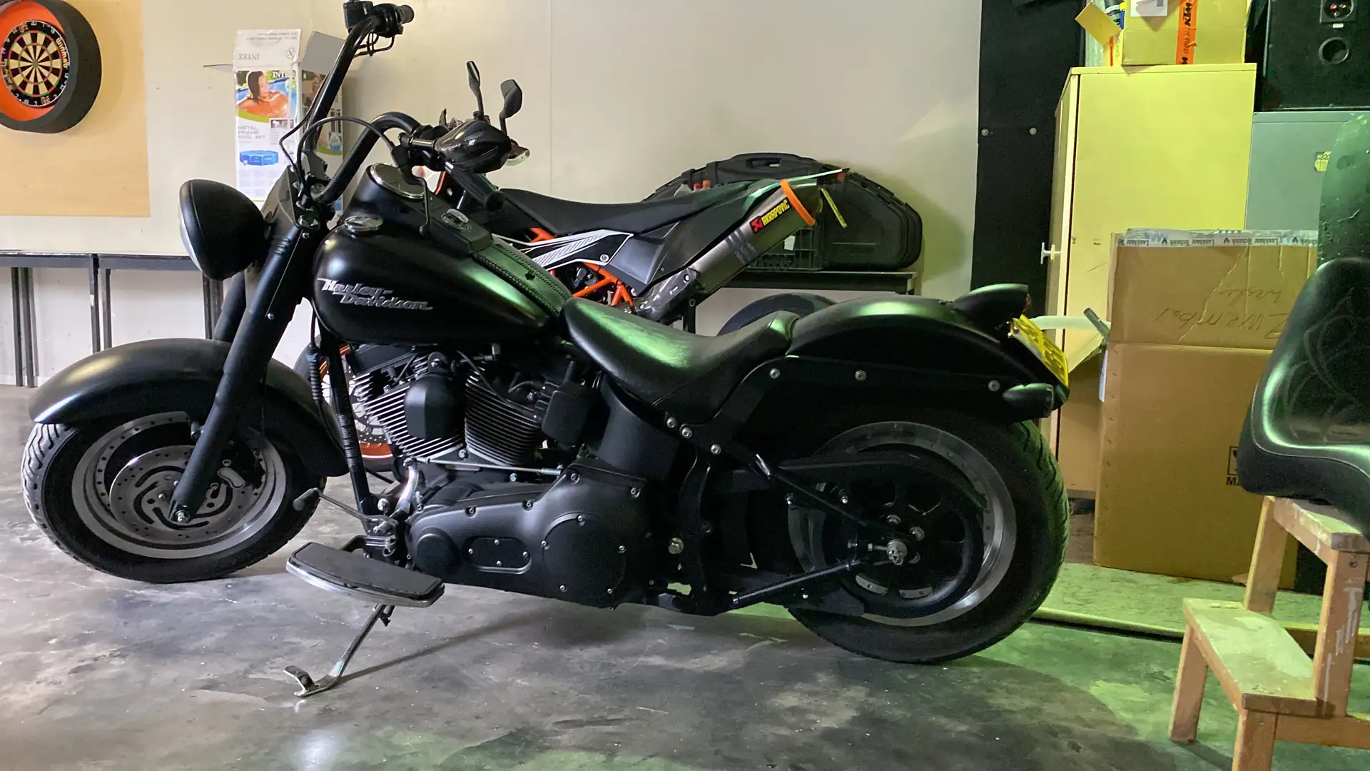 Harley-Davidson Fat Boy FLSTFI Zwart - 2