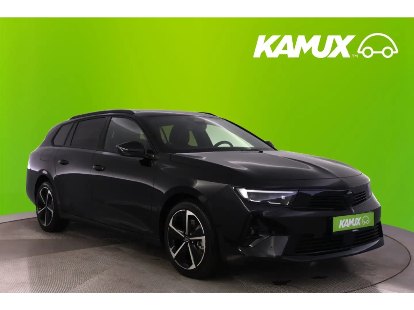 Opel Astra 1.2T ST Aut.GS+LED+NAVI+PANO+KAMERA Schwarz - 1