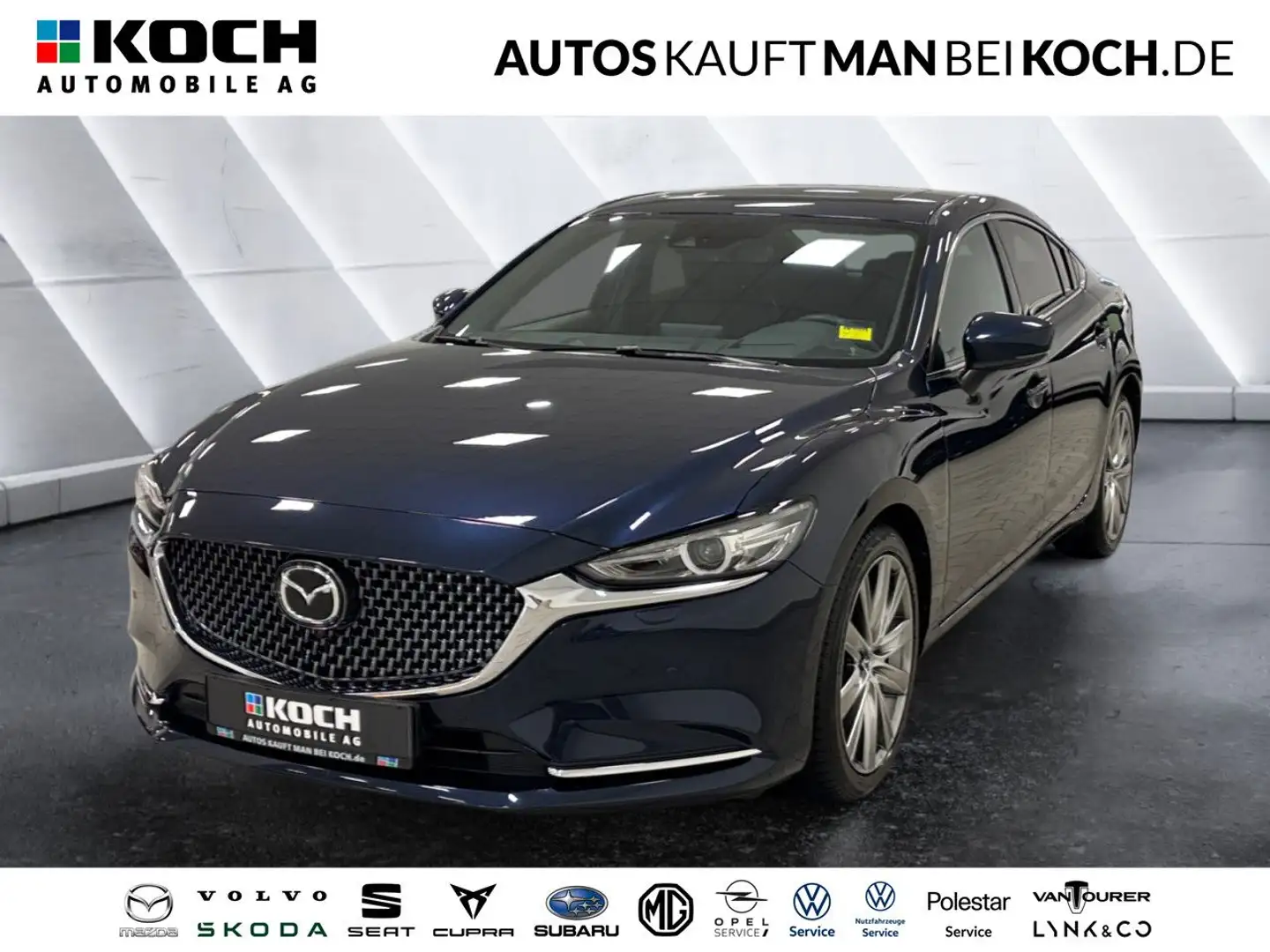 Mazda 6 2.5L SKY-G 194ps 6AT Matrix LED BOSE LEDER NAV Blau - 1