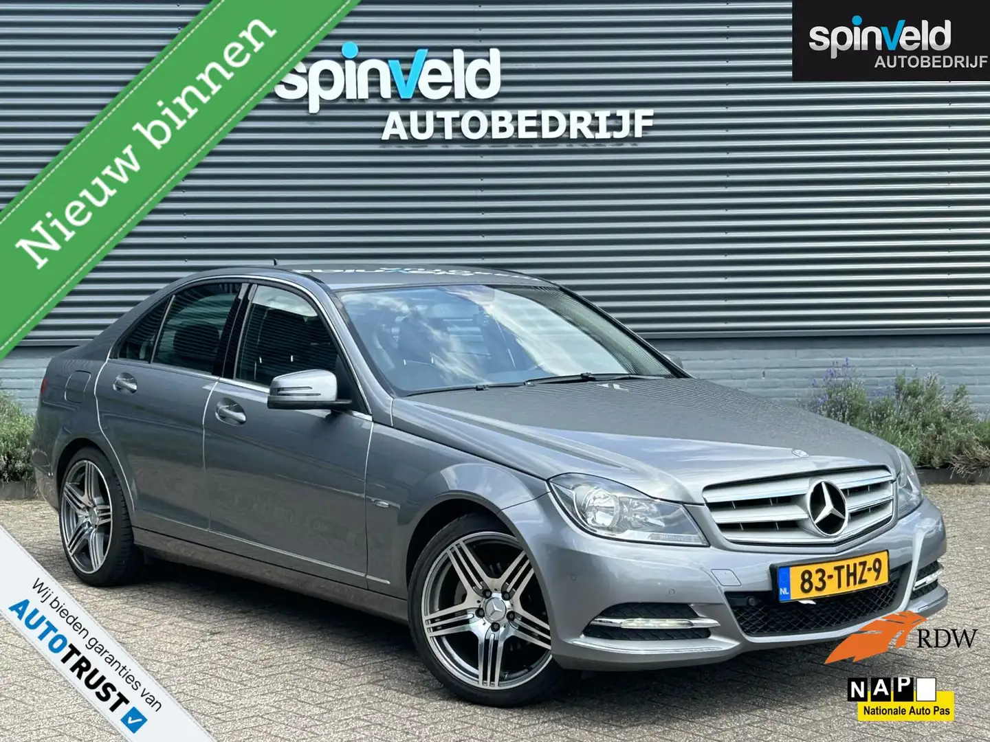 Mercedes-Benz C 180 Avantgarde BJ`11 Navi Trekhaak Climate Elekpakket Grey - 1