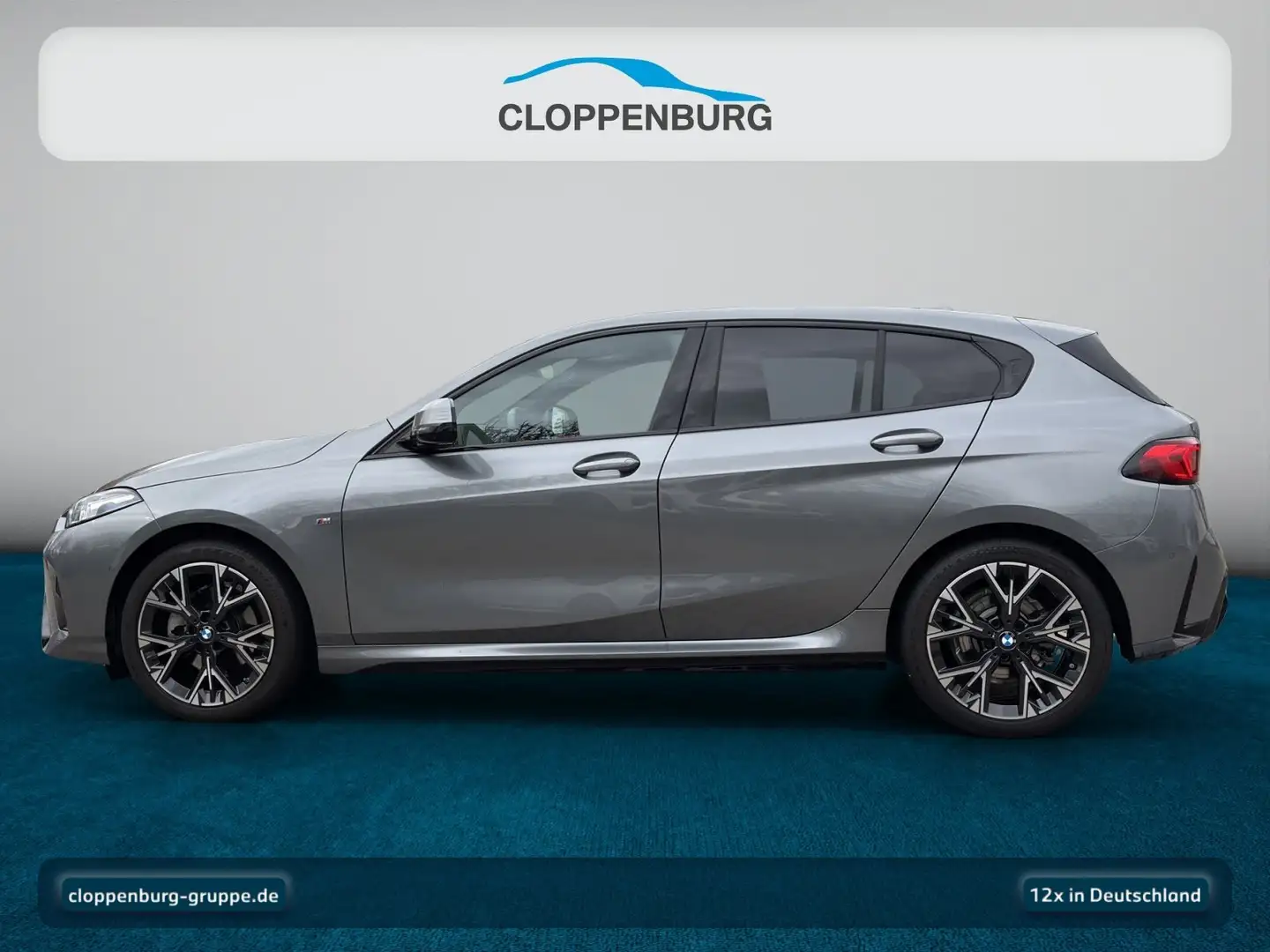 BMW 118 d M Sportpaket Head-Up+AHK+Navi+ACC+SHZ+KeyGO Grau - 2