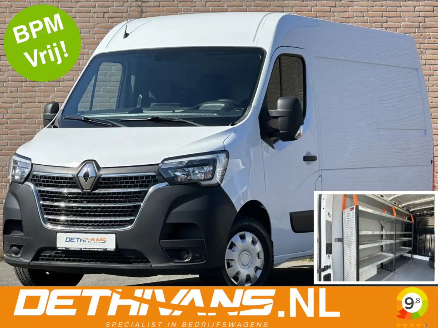 Renault Master 2.3dCi 150PK L2H2 / Camera / Cruisecontrol / Euro6 Alb - 1