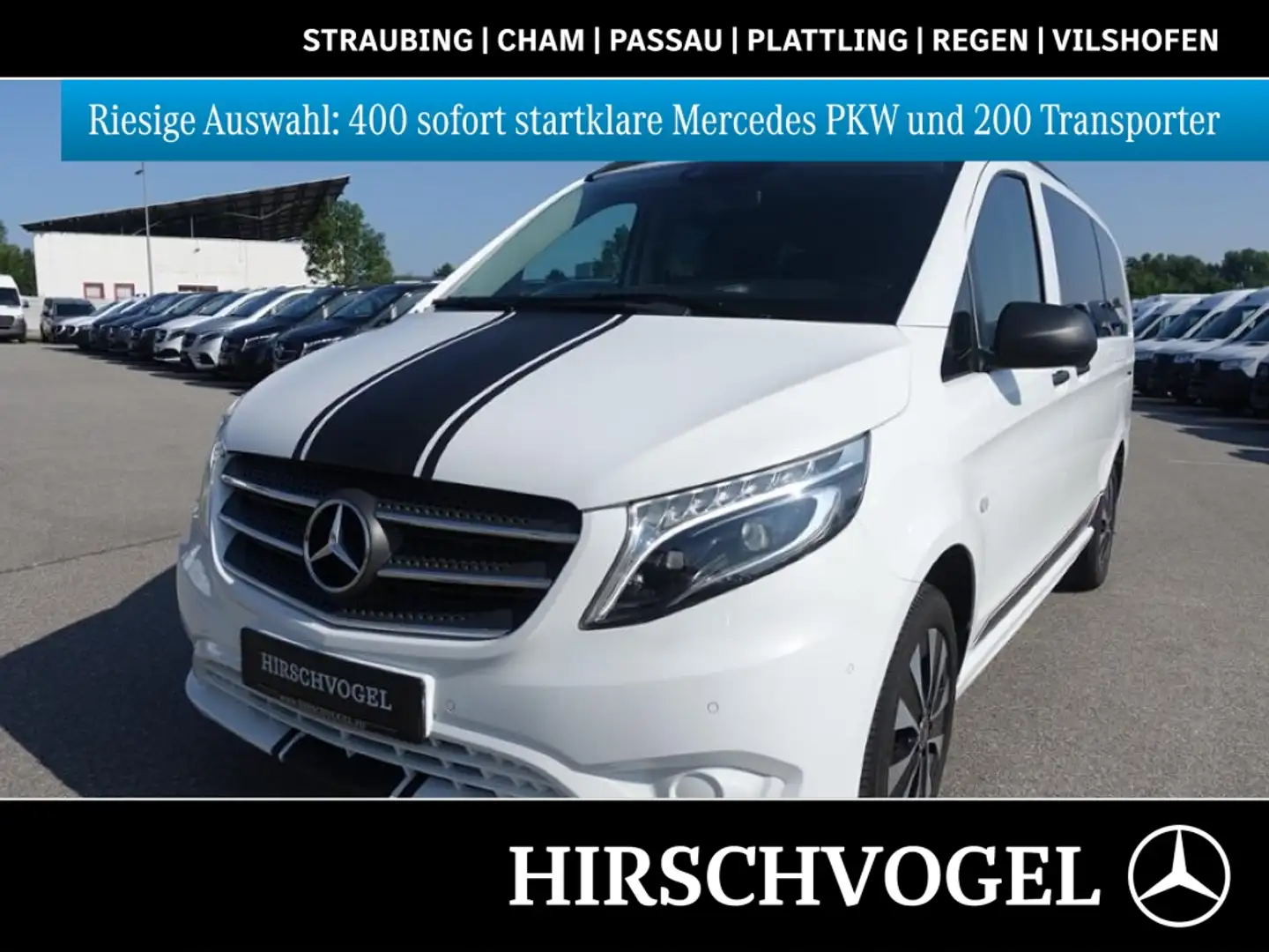 Mercedes-Benz Vito 119 CDI Mixto 4x4 lang 5Sitze+LED+AHK2,5to Weiß - 1