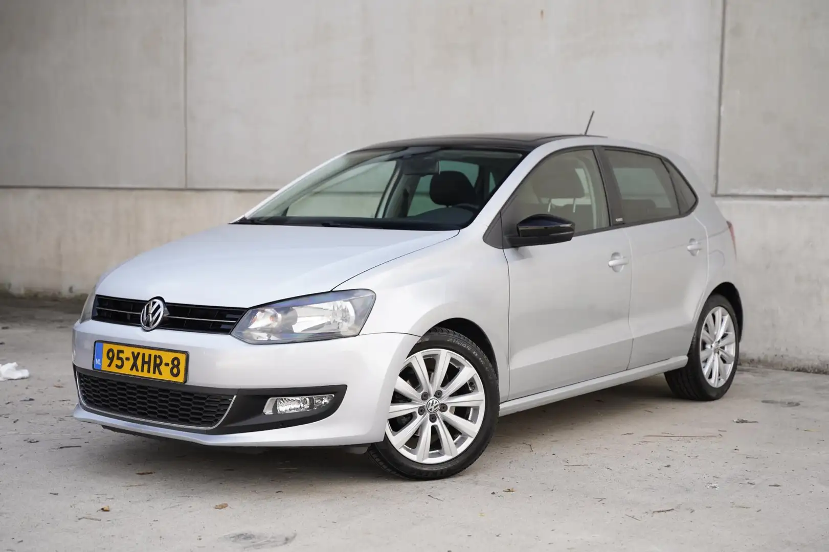 Volkswagen Polo 1.2 TSI Highline, Panoramadak, Airco, NAP Gris - 1