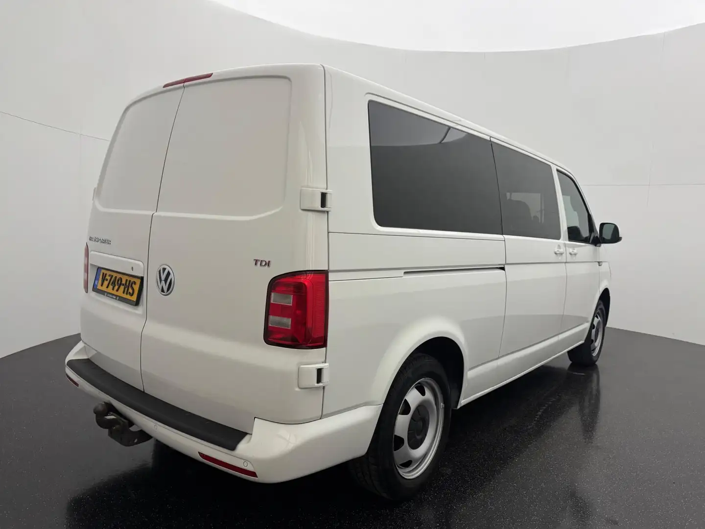 Volkswagen Transporter 2.0 TDI AUT L2H1 DC Comfortline Blanc - 2