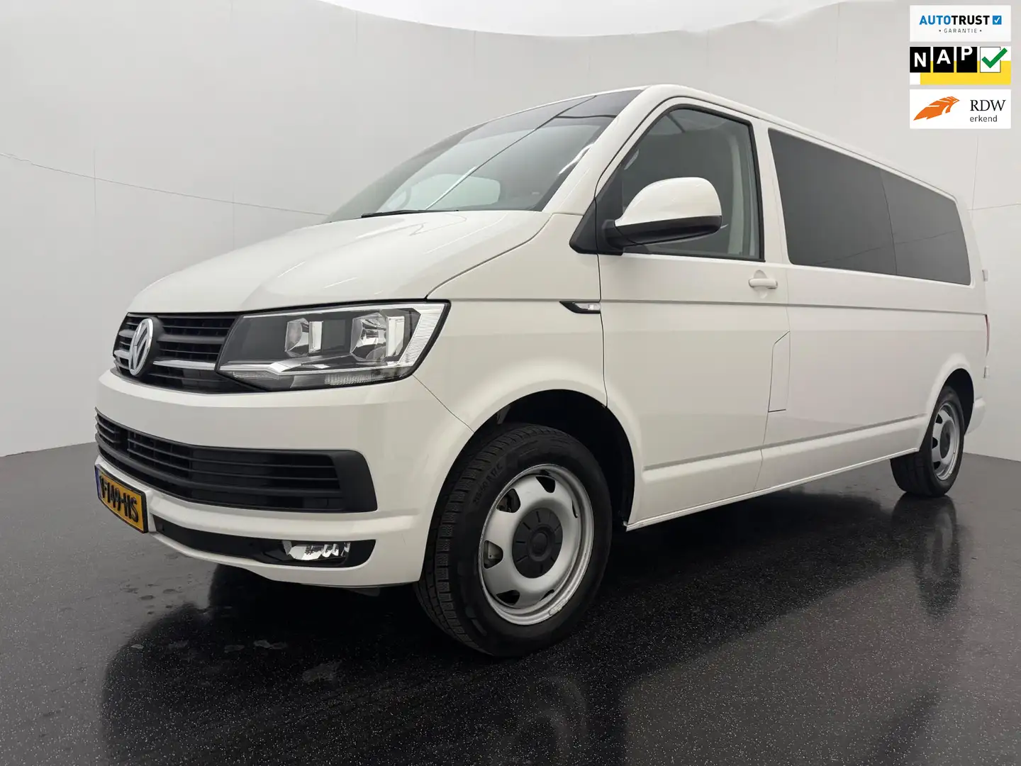 Volkswagen Transporter 2.0 TDI AUT L2H1 DC Comfortline Blanc - 1