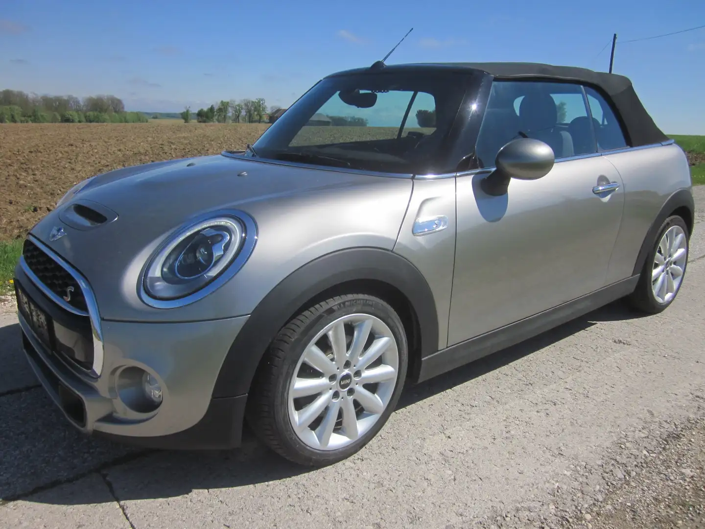 MINI Cooper SD Cabrio Aut. 2.0  Turbodiesel Plateado - 1