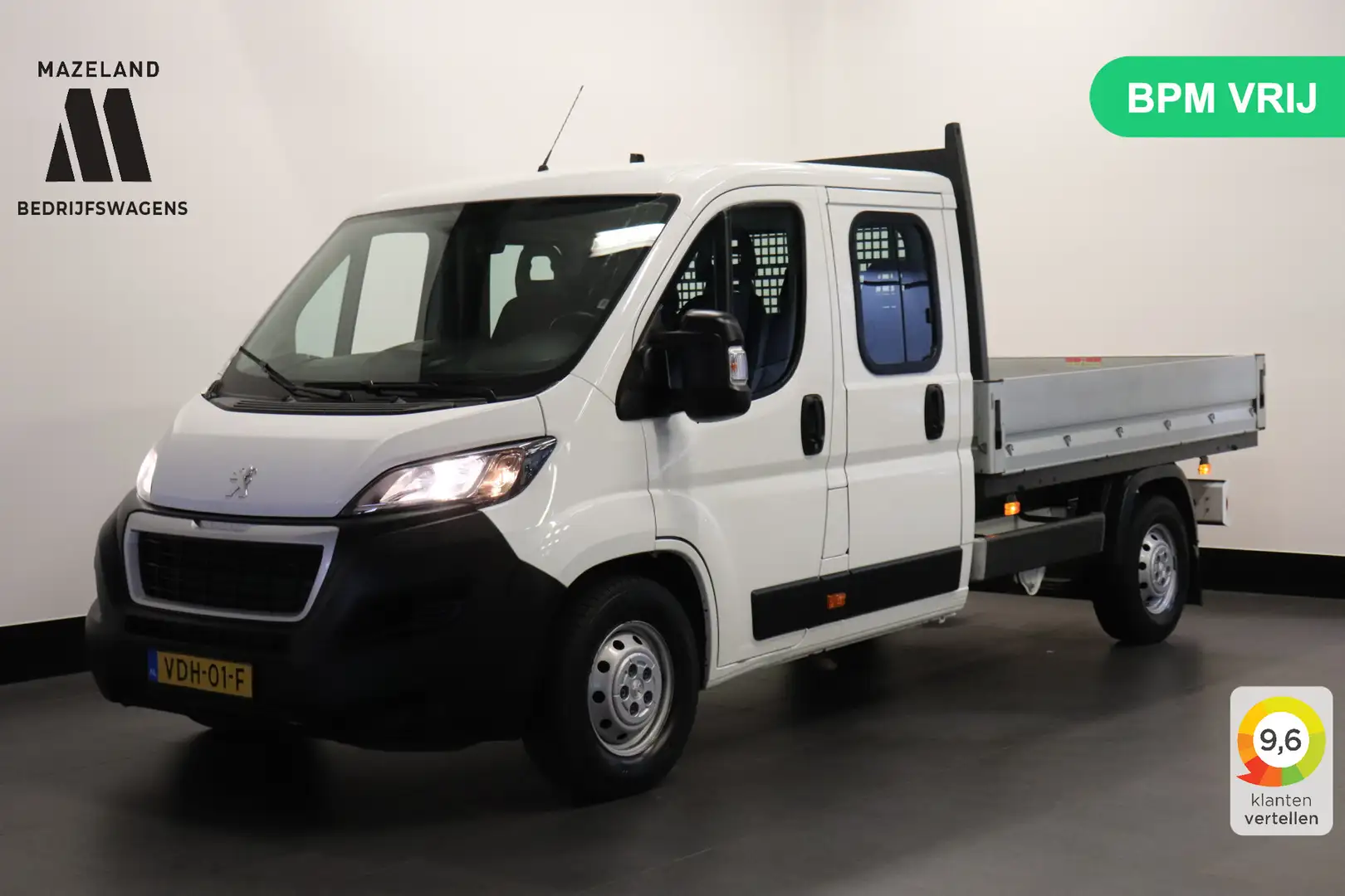 Peugeot Boxer 2.2 BlueHDi L3 Openlaad Dubbel Cabine EURO 6 - Air Blanc - 1