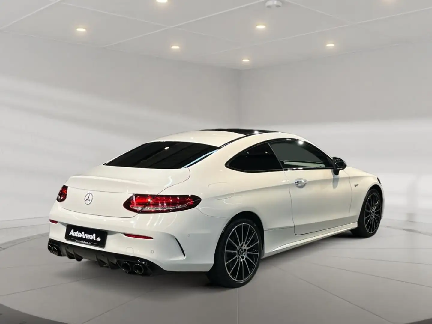 Mercedes-Benz C 400 4matic Coupe AMG +Comand+Wide+Luft+Pano+LM Weiß - 2
