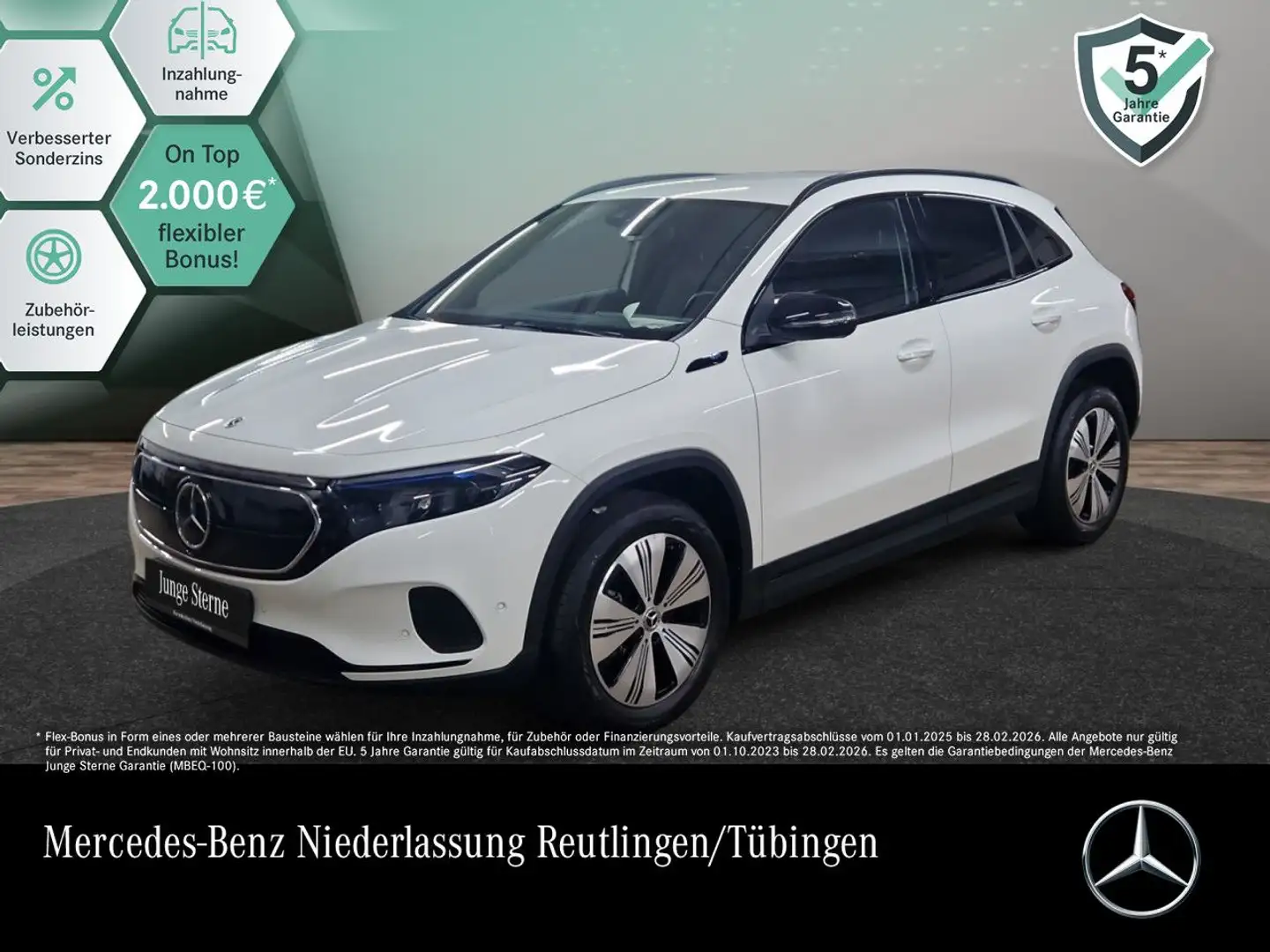 Mercedes-Benz EQA 250 PROG+NIGHT+ADVANCED+AHK+KAMERA Weiß - 1