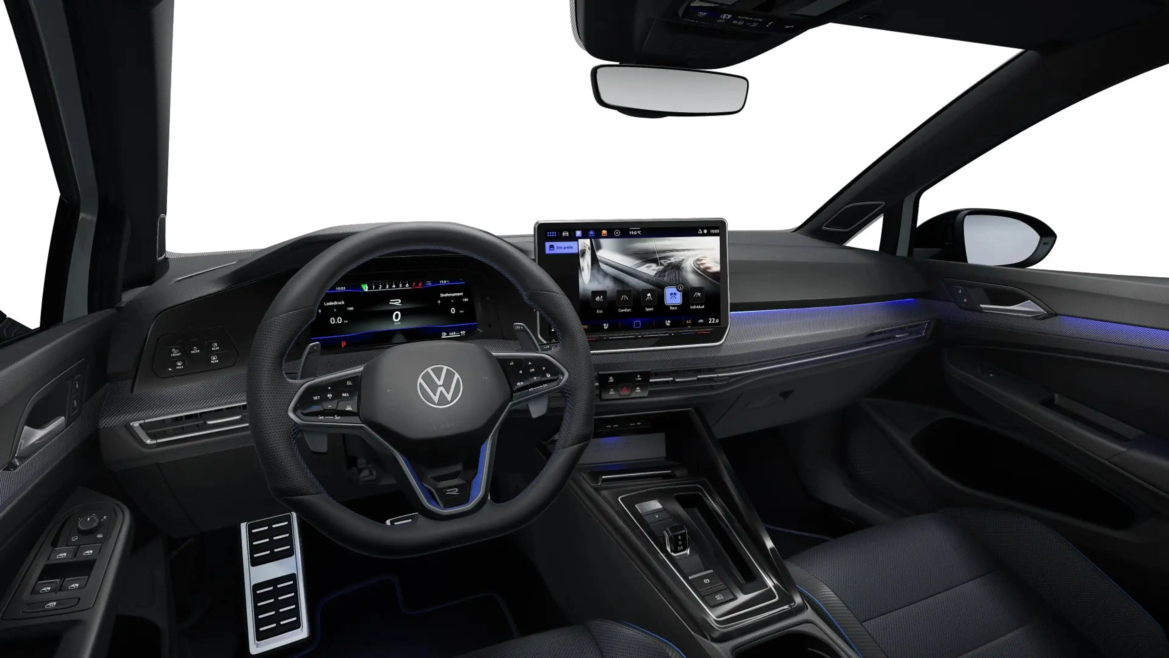 Volkswagen Golf R *BLACK STYLE*PANO*LEDER*IQ-L*360*NAV*ACC* — photo 13