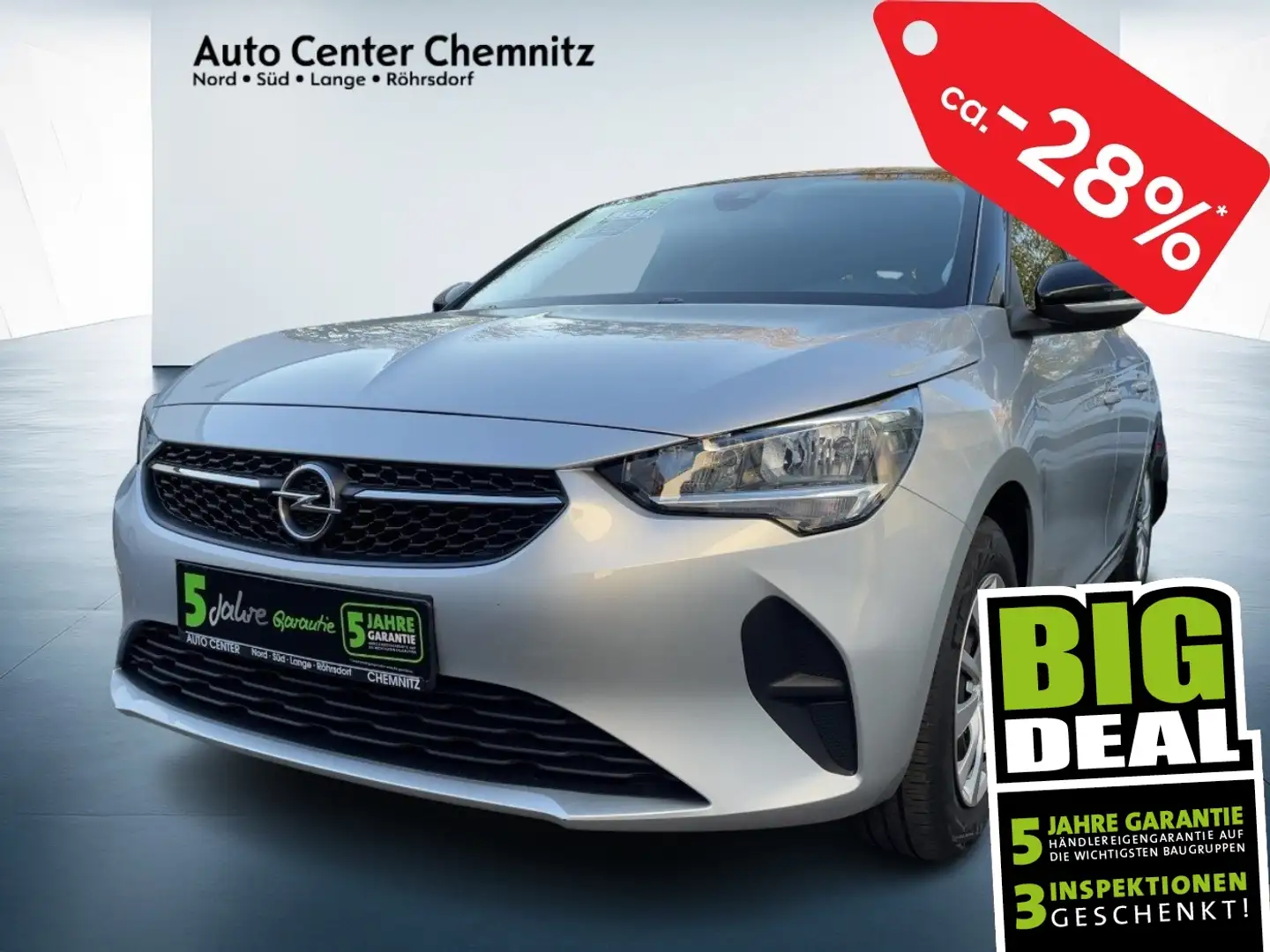 Opel Corsa F 1.2 Edition StylePaket/Navi/PDC/180° Zwart - 1