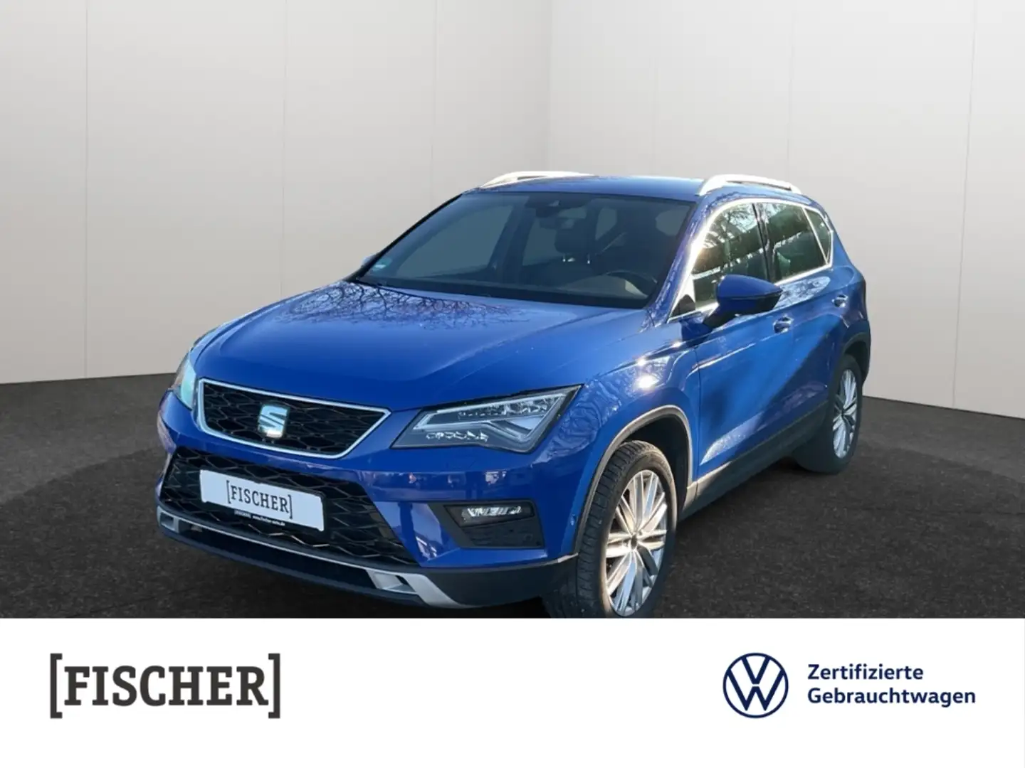 SEAT Ateca 4Drive 2.0TDI DSG Xcellence Navi LED AHK Blau - 1