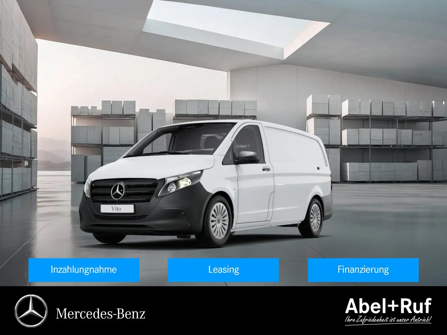 Mercedes-Benz Vito 116 CDI Kasten Lang MOPF Tempo+TotW+SHz+DAB Weiß - 1