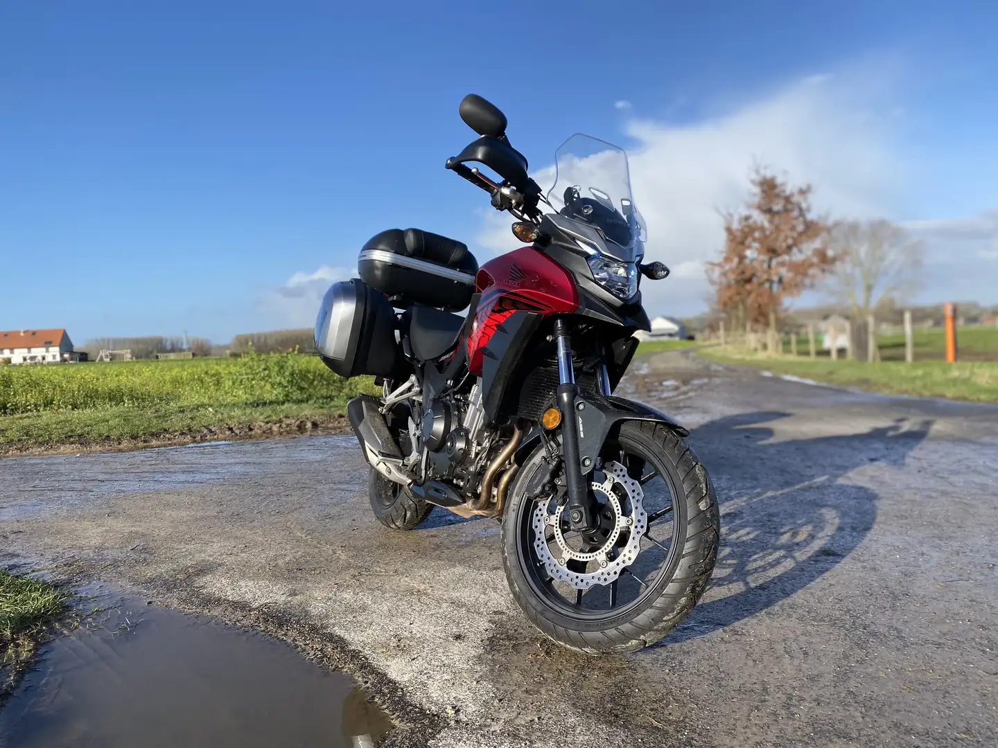 Honda CB 500 CB500XA Rouge - 2