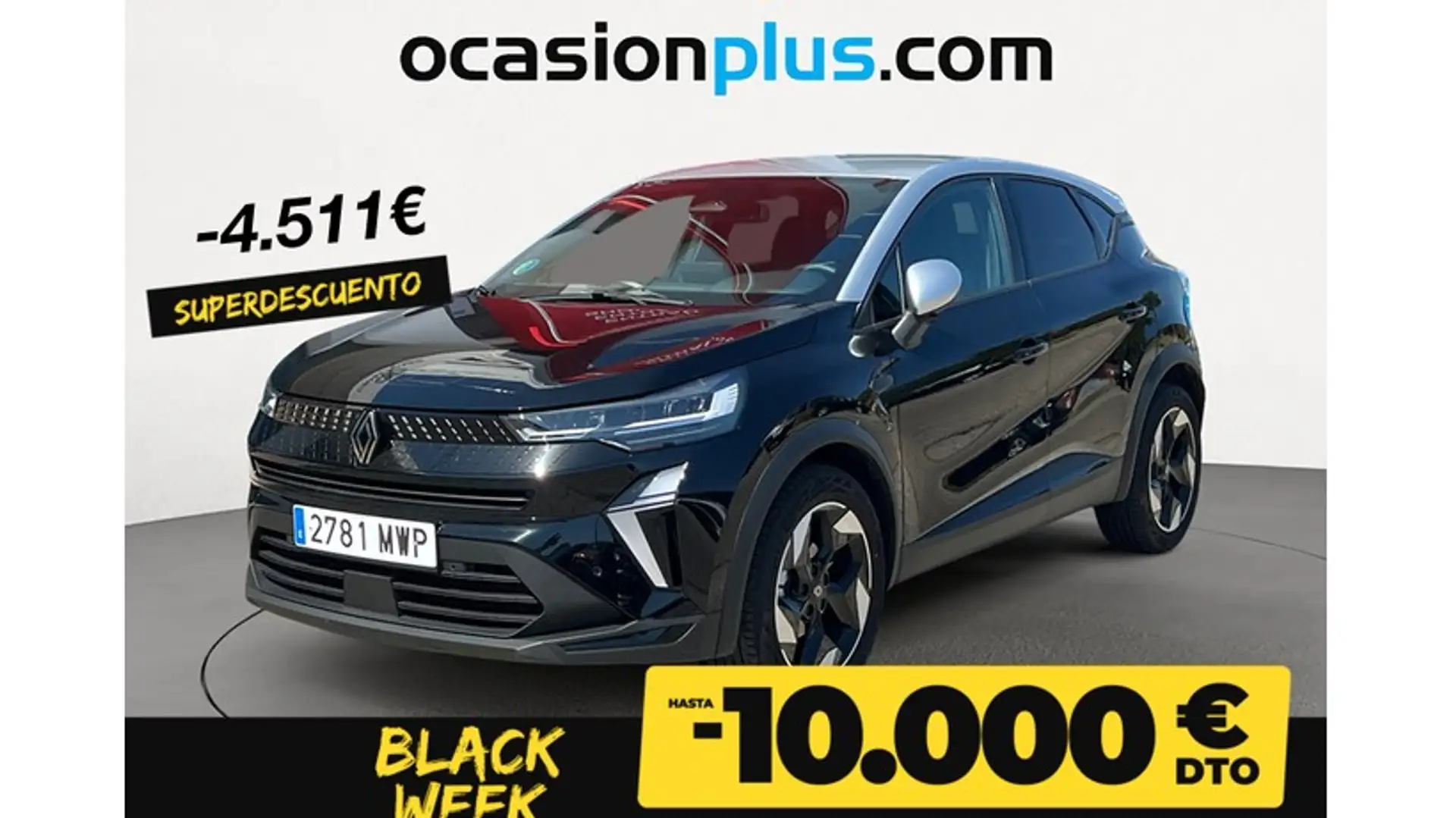 Renault Captur TCe GPF Micro Híbrido Techno 103kW Zwart - 1