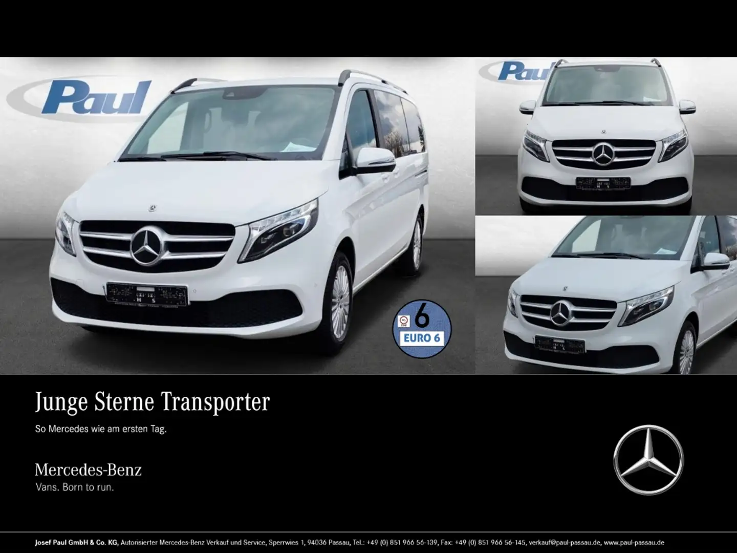 Mercedes-Benz V 250 Edition 4x4 Sthzg+Kamera+LED+DAB+Navi+9G Blanc - 1