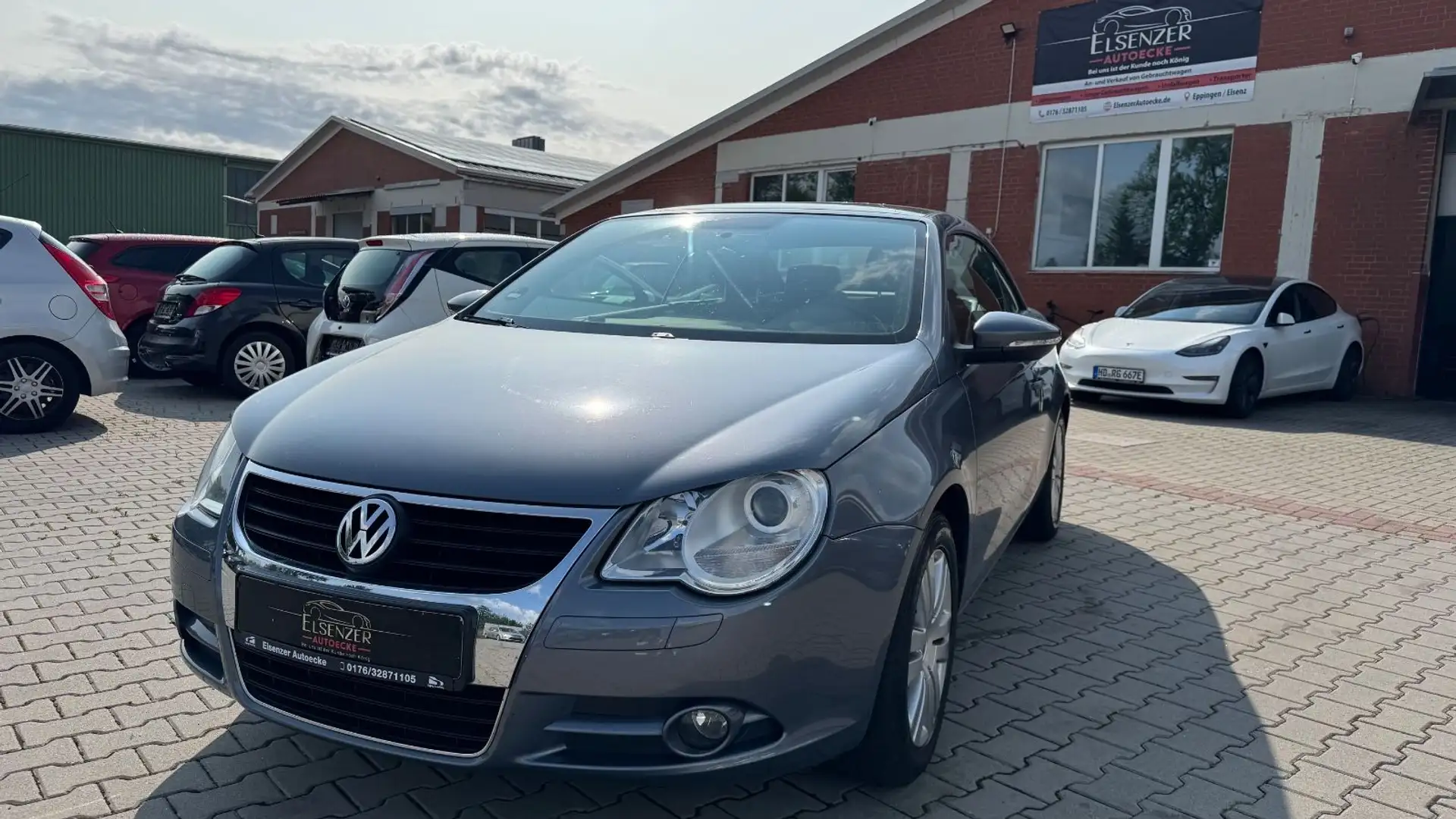 Volkswagen Eos 1.4 BMT Pano Xenon SHZ PDC Sport Cabrio Gri - 1