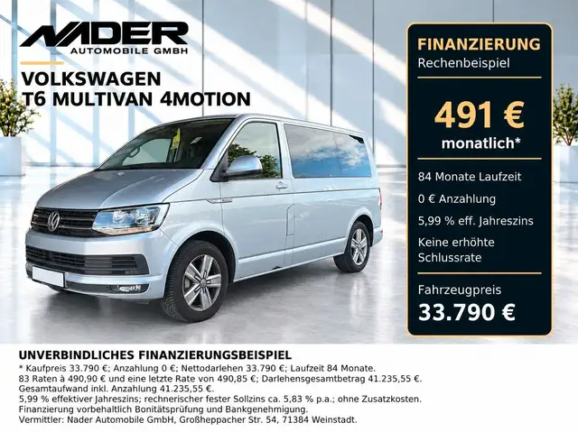 Volkswagen T6 Transporter T6 Multivan 4MOTION | AHK | Standheizung | Navi