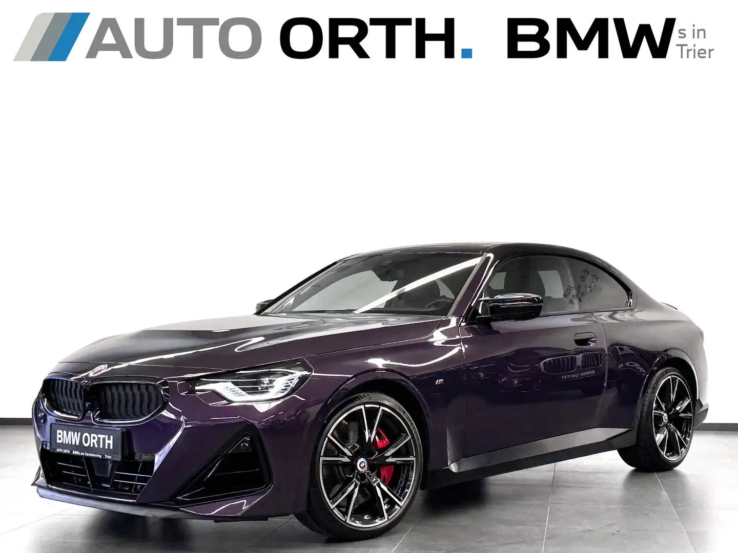 BMW 240 xDrive Coupé M-SPORT-PRO LEDER HUD SD 360° Mauve - 1