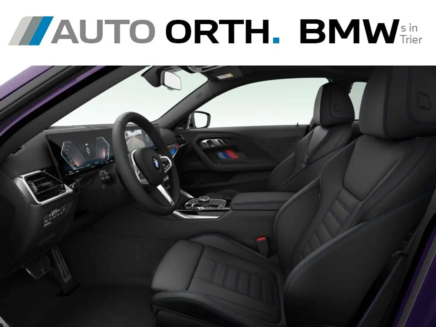 BMW 240 xDrive Coupé M-SPORT-PRO LEDER HUD SD 360° Violett - 2
