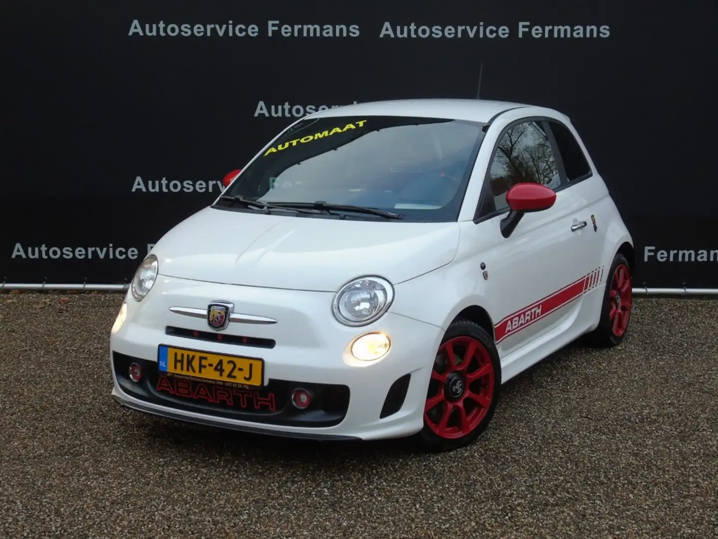 Abarth 500 500 Abarth 140PK - 2015 - Automaat - Leder - Blikv Blanc - 2