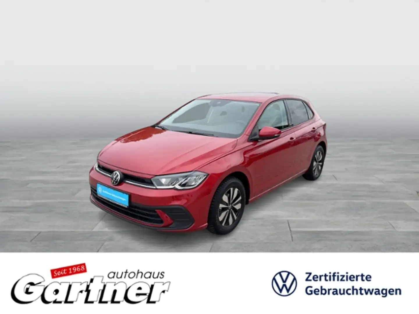 Volkswagen Polo MOVE 1.0 TSI DSG REAR VIEW NAVI AHK PDC LED ACC K Czerwony - 1
