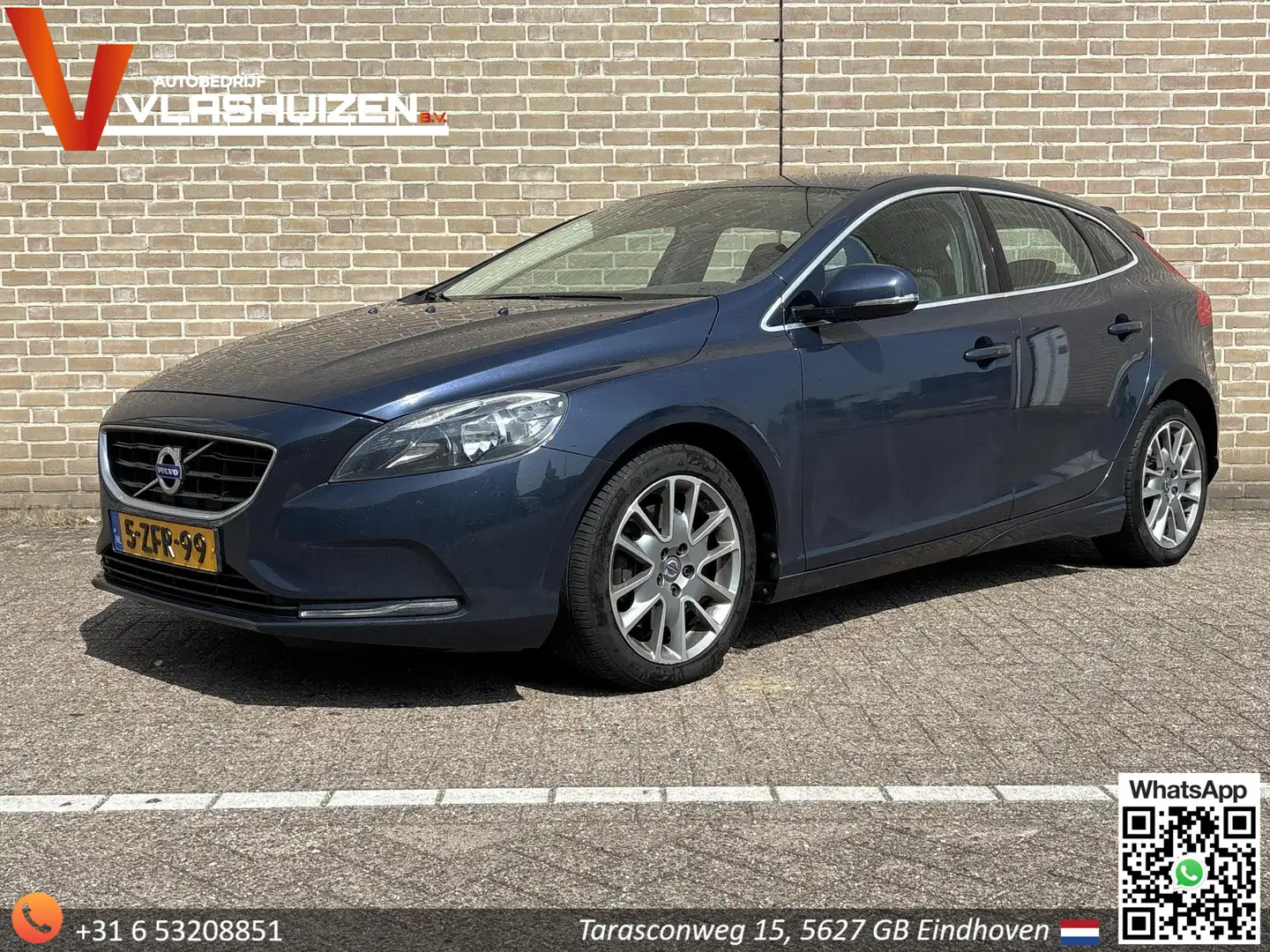 Volvo V40 2.0 D4 Momentum Business | Climate | Cruise | Navi Blu/Azzurro - 1