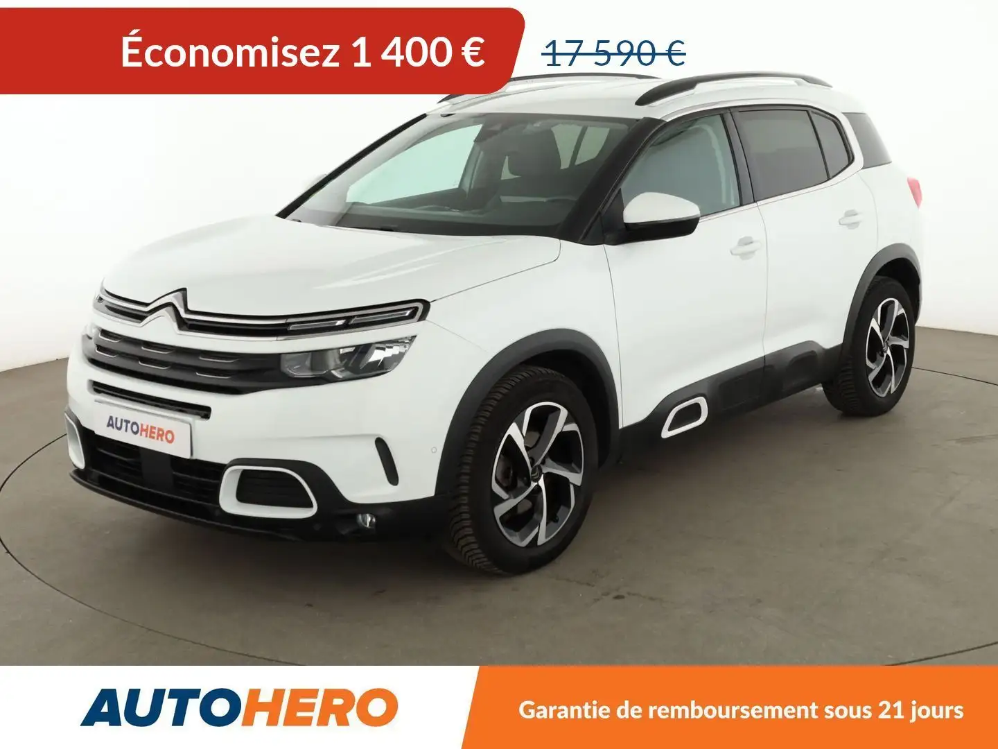 Citroen C5 Aircross 1.5 Blue-HDi Feel EAT8 Blanc - 1