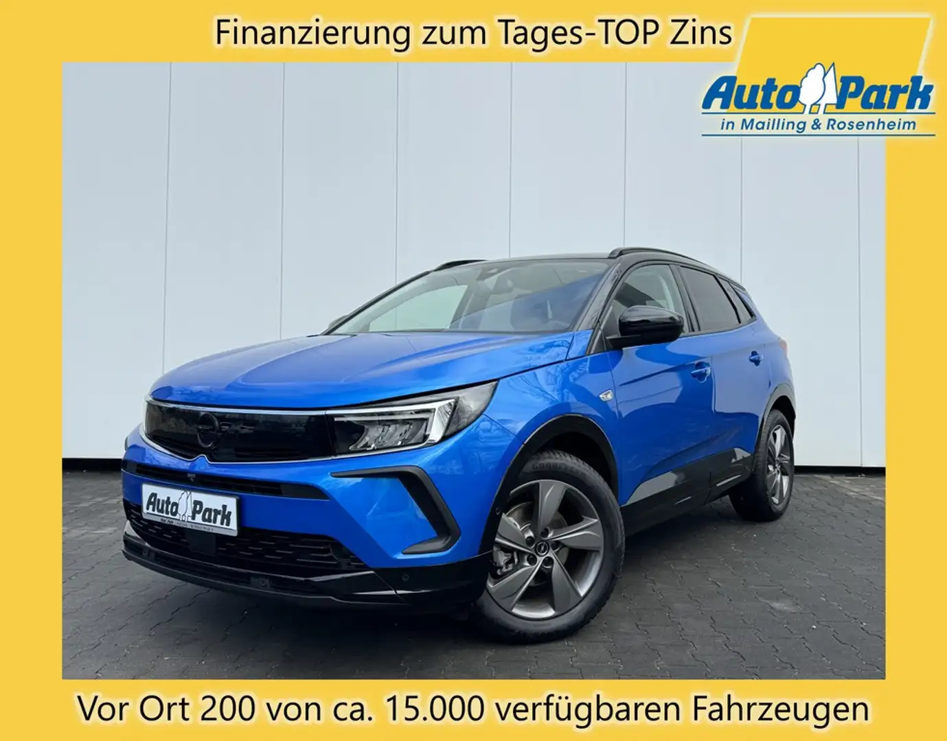 Opel Grandland 1.2 Aut. GS Line NAVI~360°RFK~SHZ Синій - 1