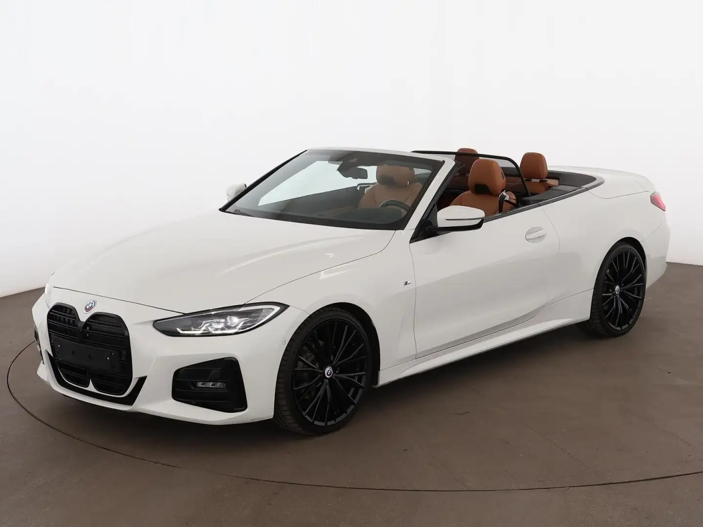 BMW 420 d Cabrio M-Sport KOMFORT Aut LED HEAD-UP PDC Weiß - 2